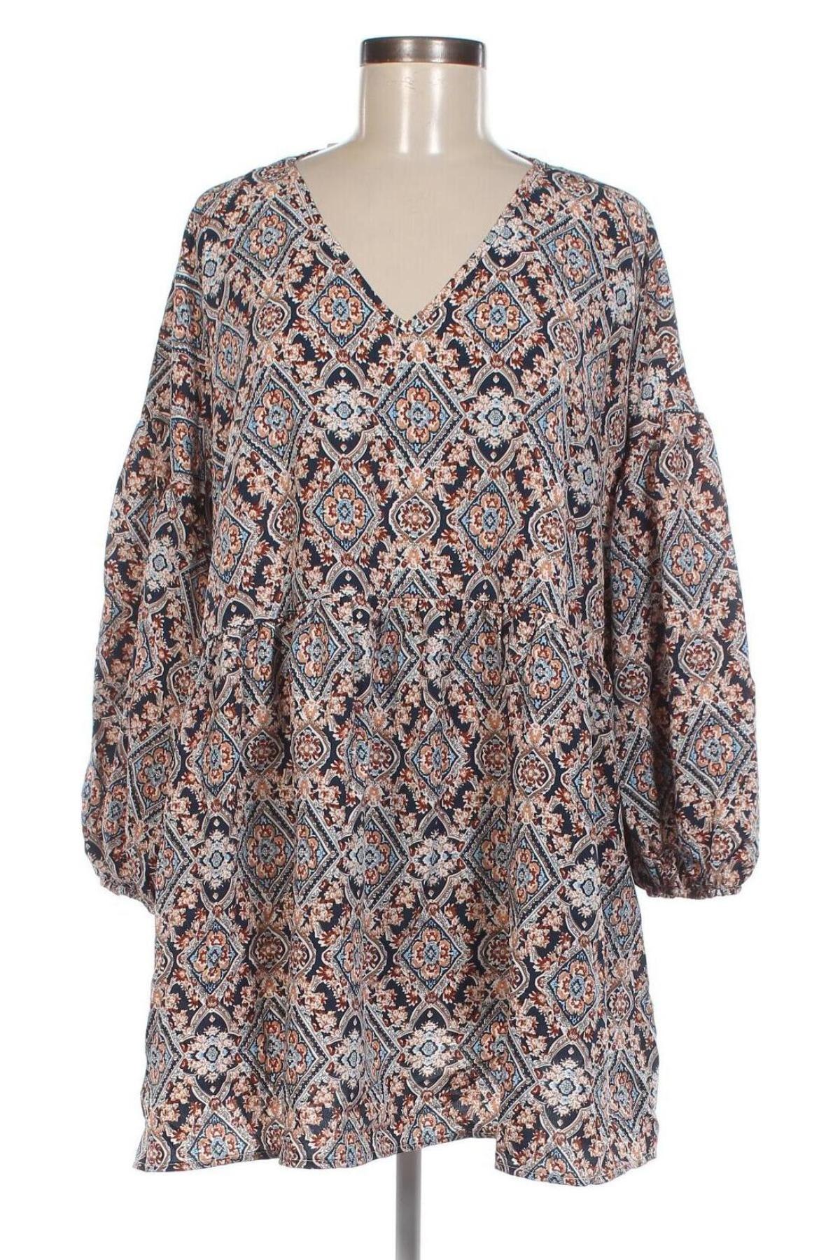 Дамска блуза SHEIN, Размер 4XL, Цвят Многоцветен, Цена 18,43 лв.