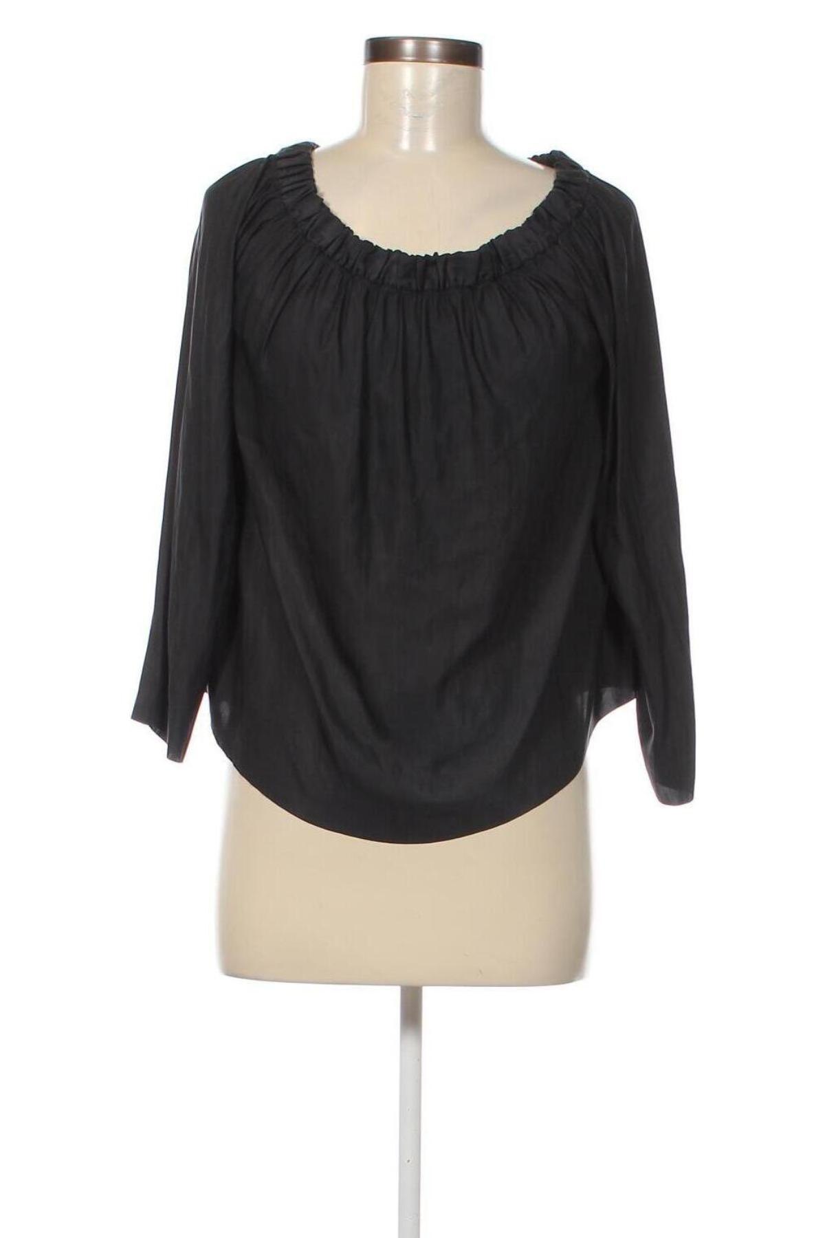 Дамска блуза Samsoe & Samsoe, Размер XS, Цвят Черен, Цена 8,84 лв.