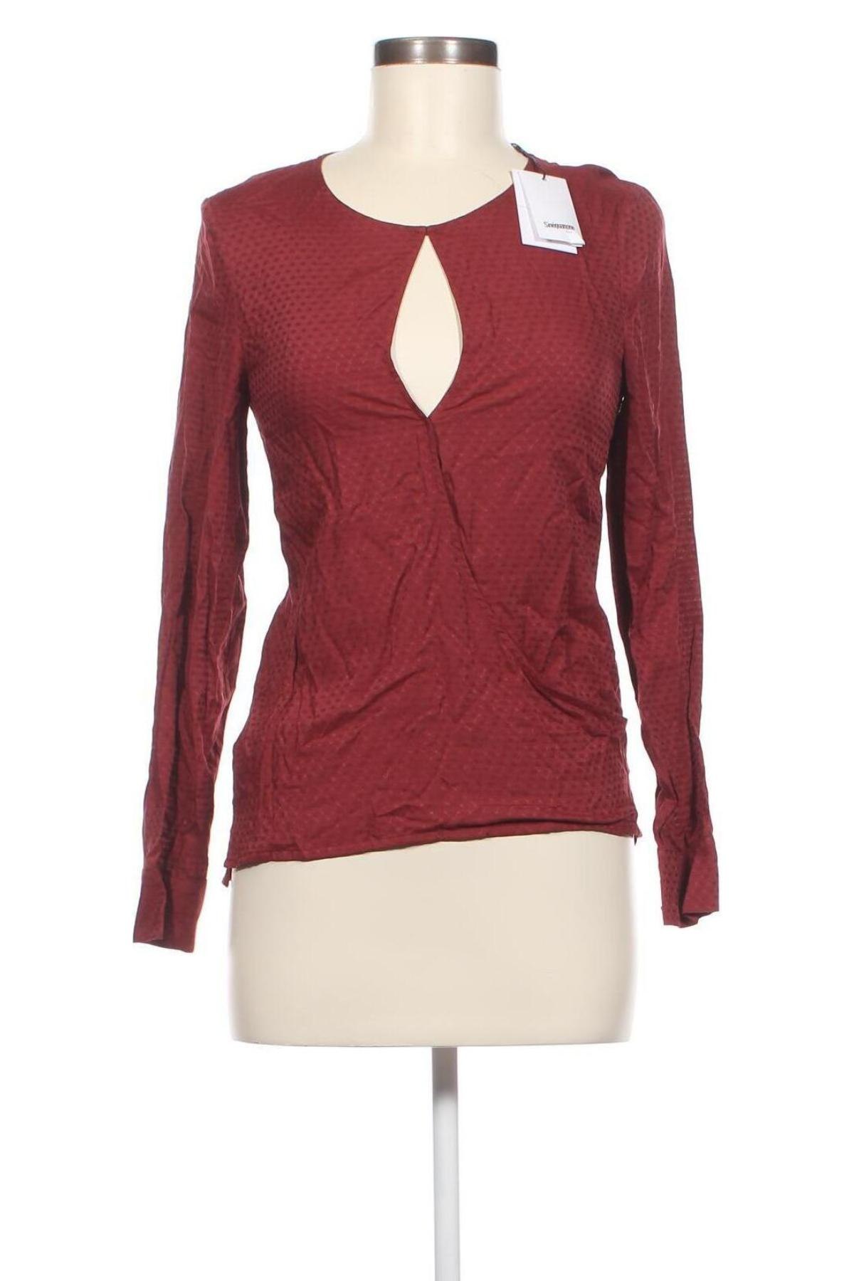 Γυναικεία μπλούζα Sinequanone, Μέγεθος XS, Χρώμα Κόκκινο, Τιμή 7,89 €