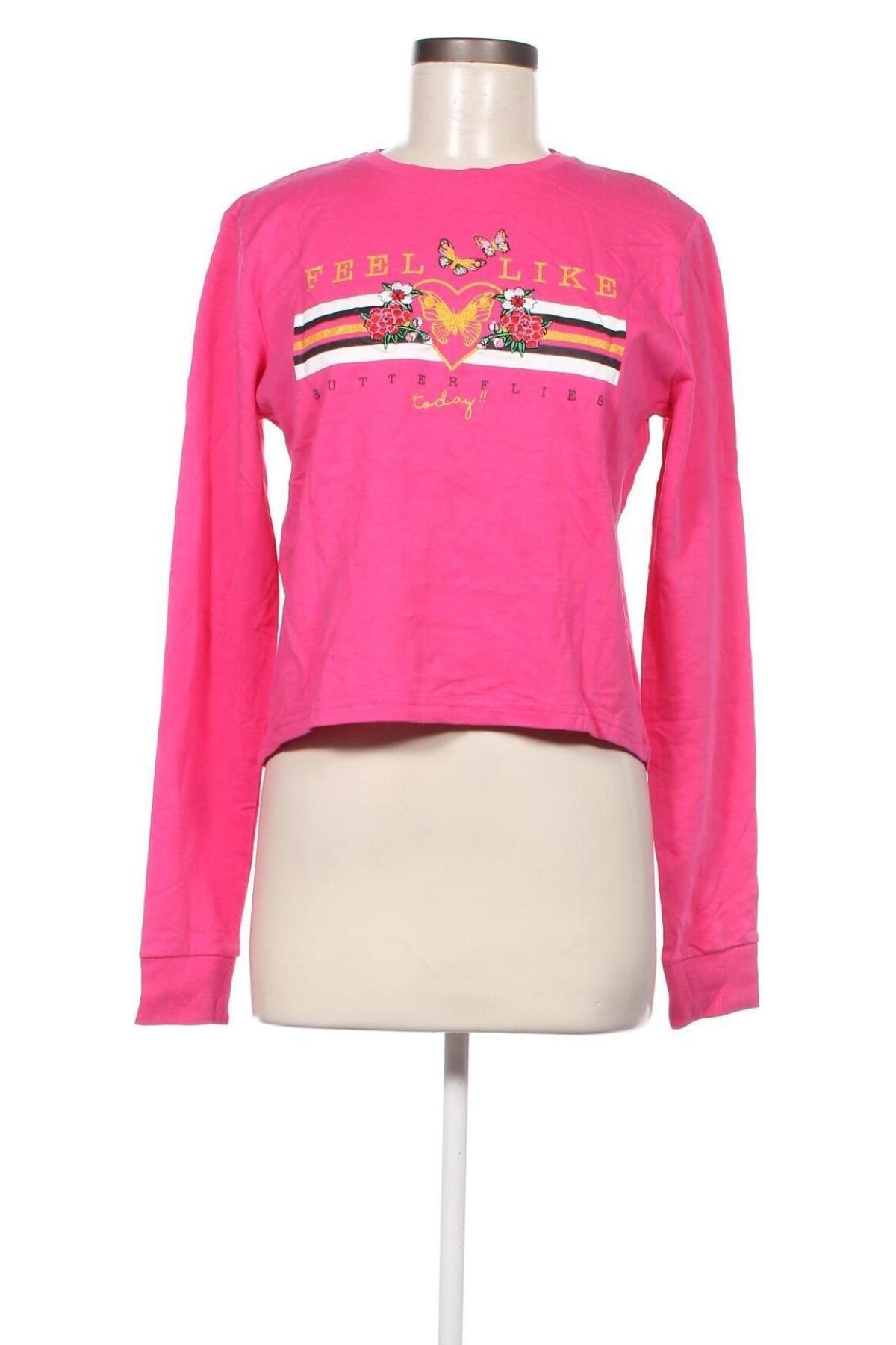 Damen Shirt Stop+Go, Größe M, Farbe Rosa, Preis 2,12 €