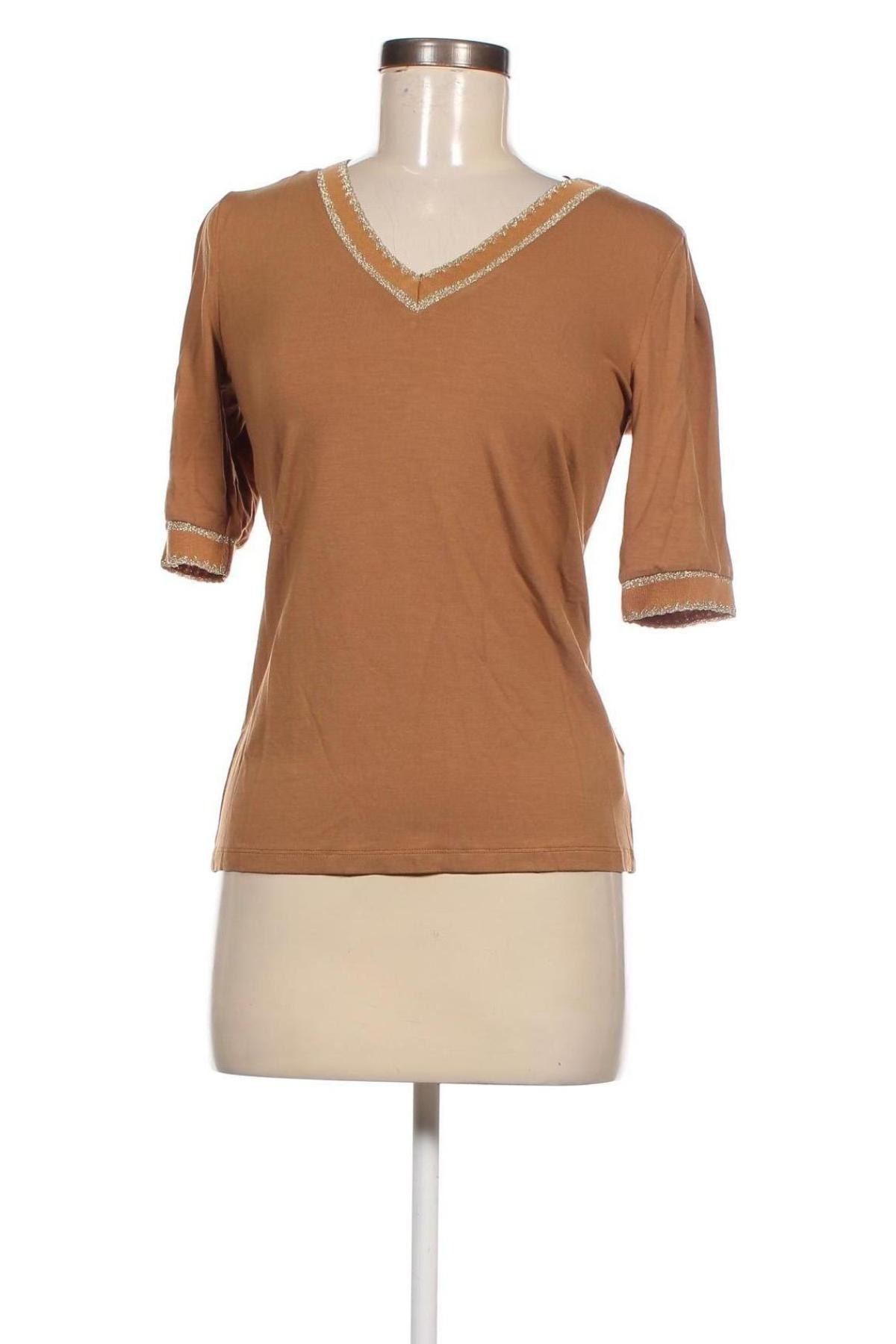Γυναικεία μπλούζα Summum Woman, Μέγεθος XS, Χρώμα  Μπέζ, Τιμή 5,26 €