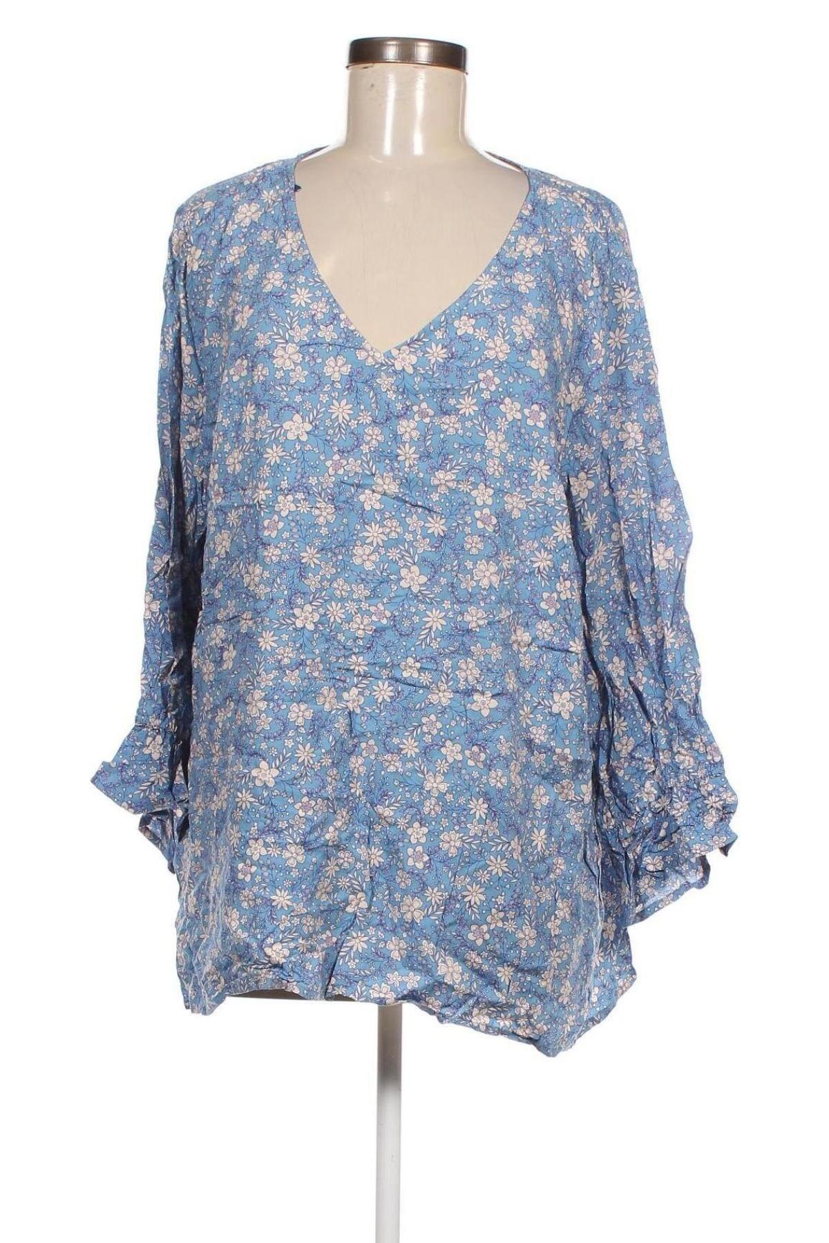 Дамска блуза Suzanne Grae, Размер XXL, Цвят Син, Цена 69,84 лв.