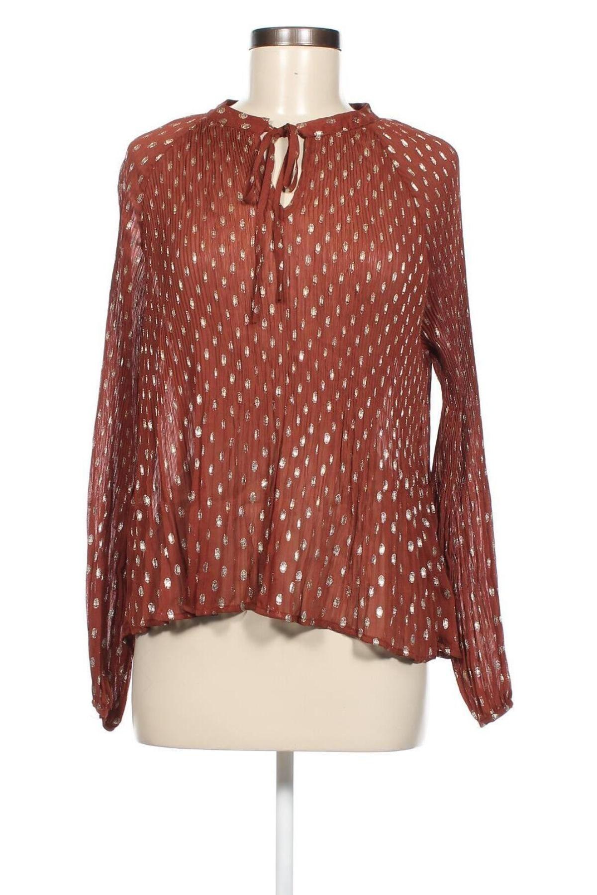 Дамска блуза Sweewe, Размер S, Цвят Кафяв, Цена 4,75 лв.