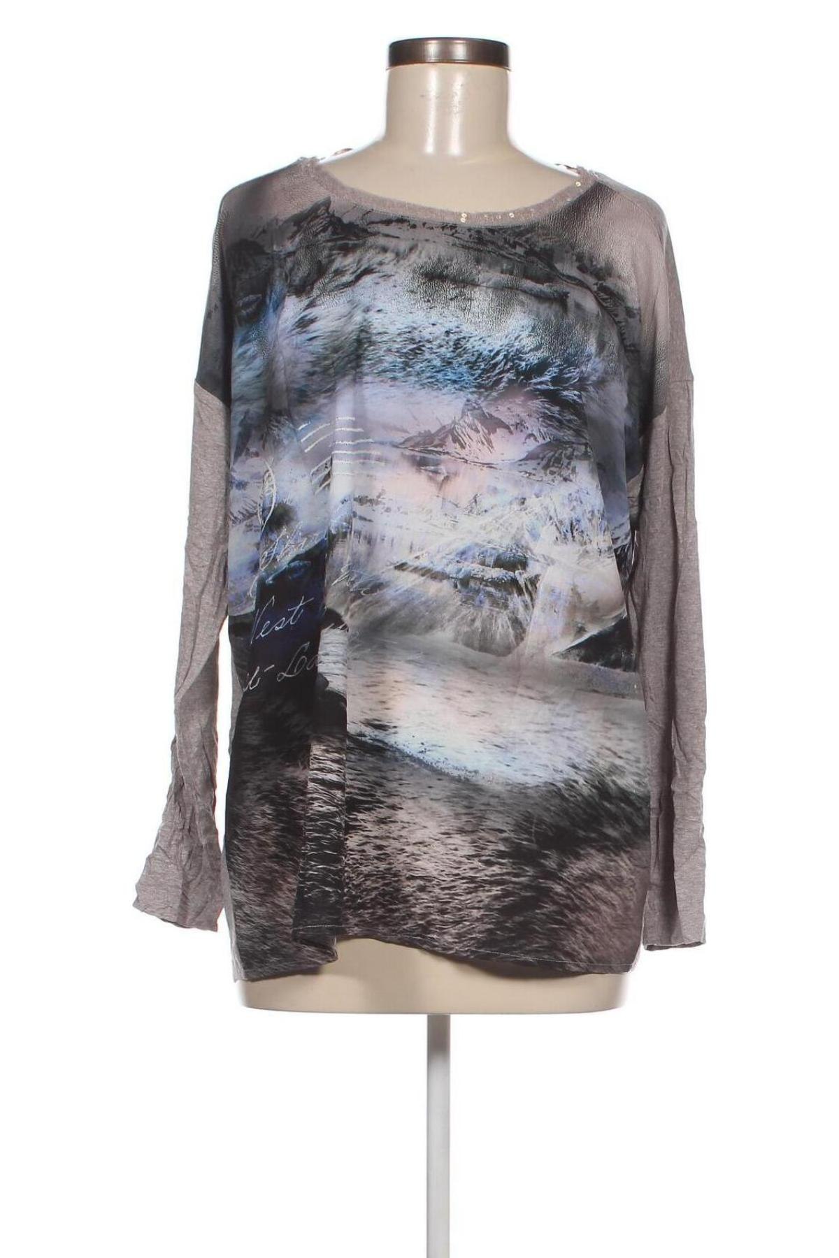 Γυναικεία μπλούζα Taifun, Μέγεθος M, Χρώμα Γκρί, Τιμή 2,73 €
