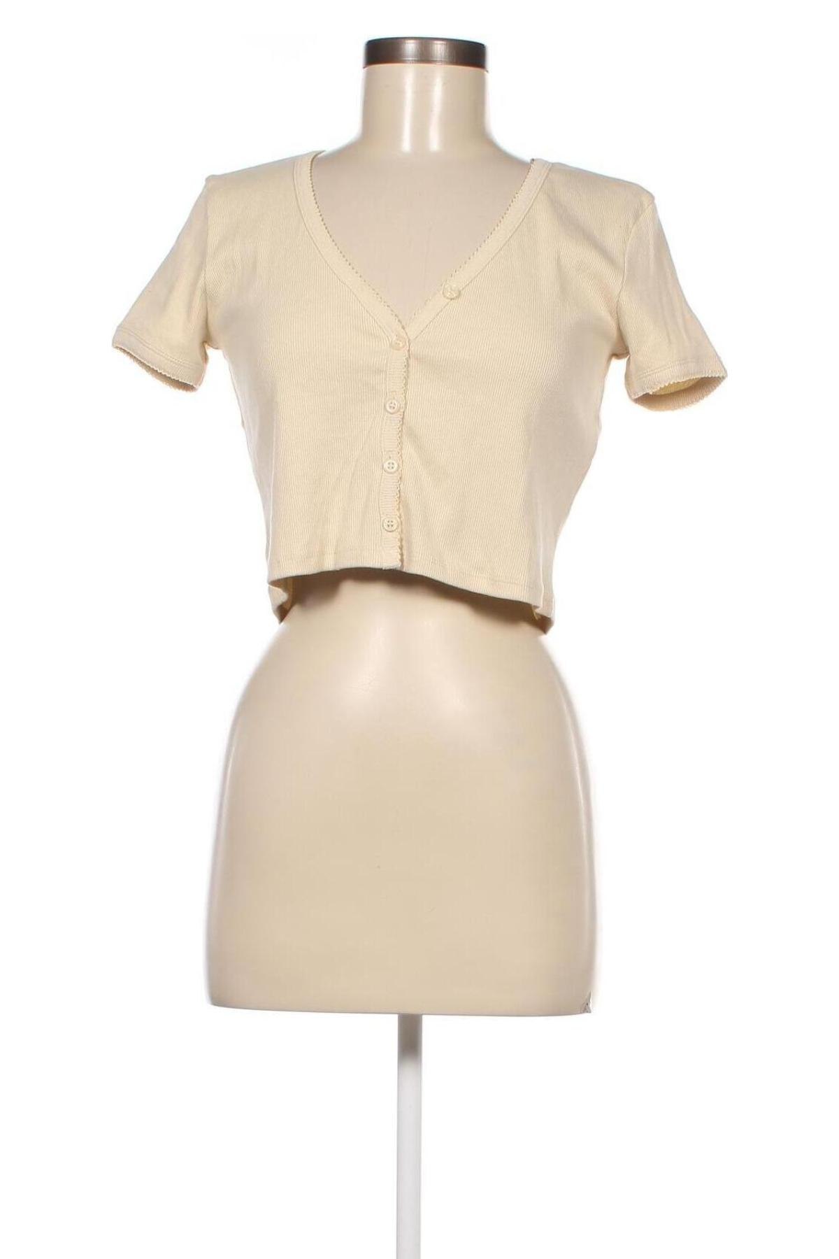 Damen Shirt Tally Weijl, Größe M, Farbe Beige, Preis 7,99 €