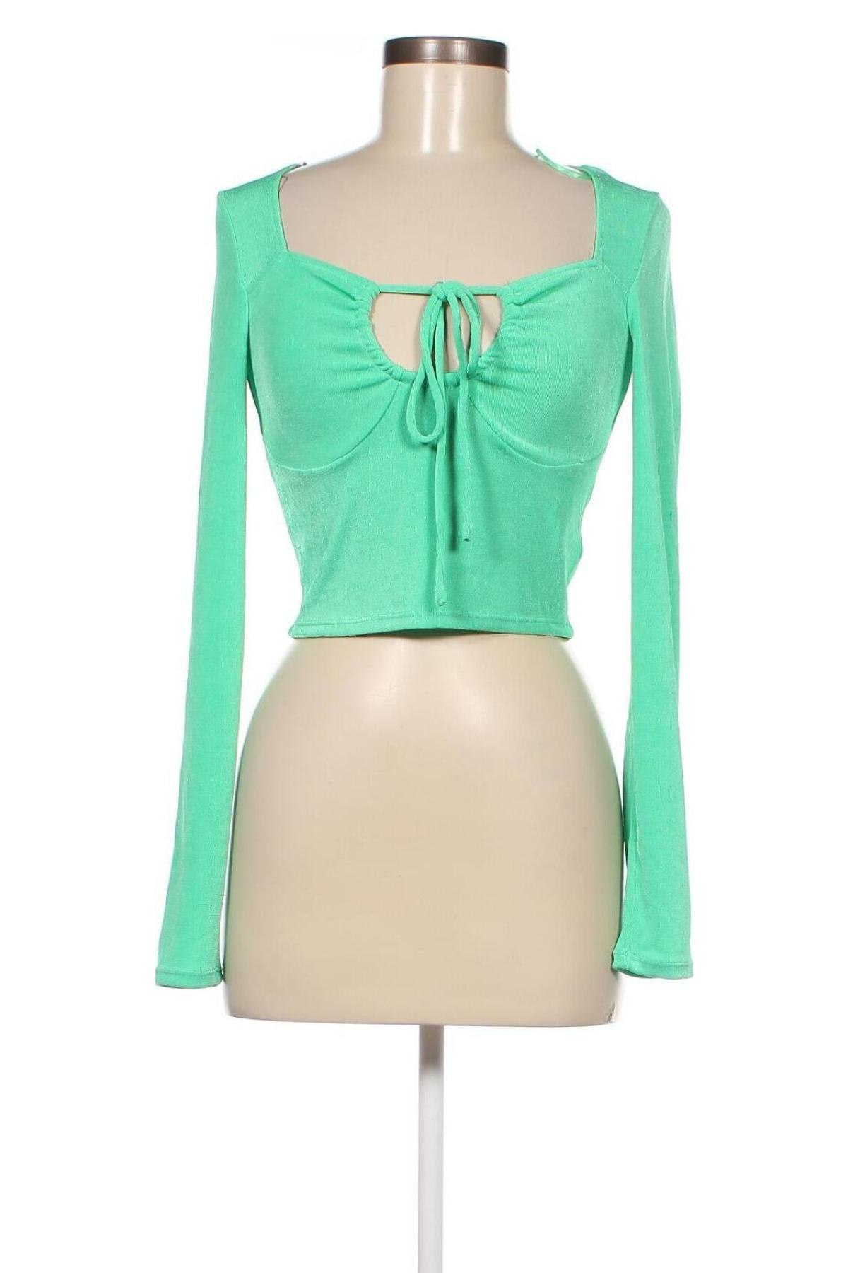 Дамска блуза Tally Weijl, Размер M, Цвят Зелен, Цена 8,68 лв.