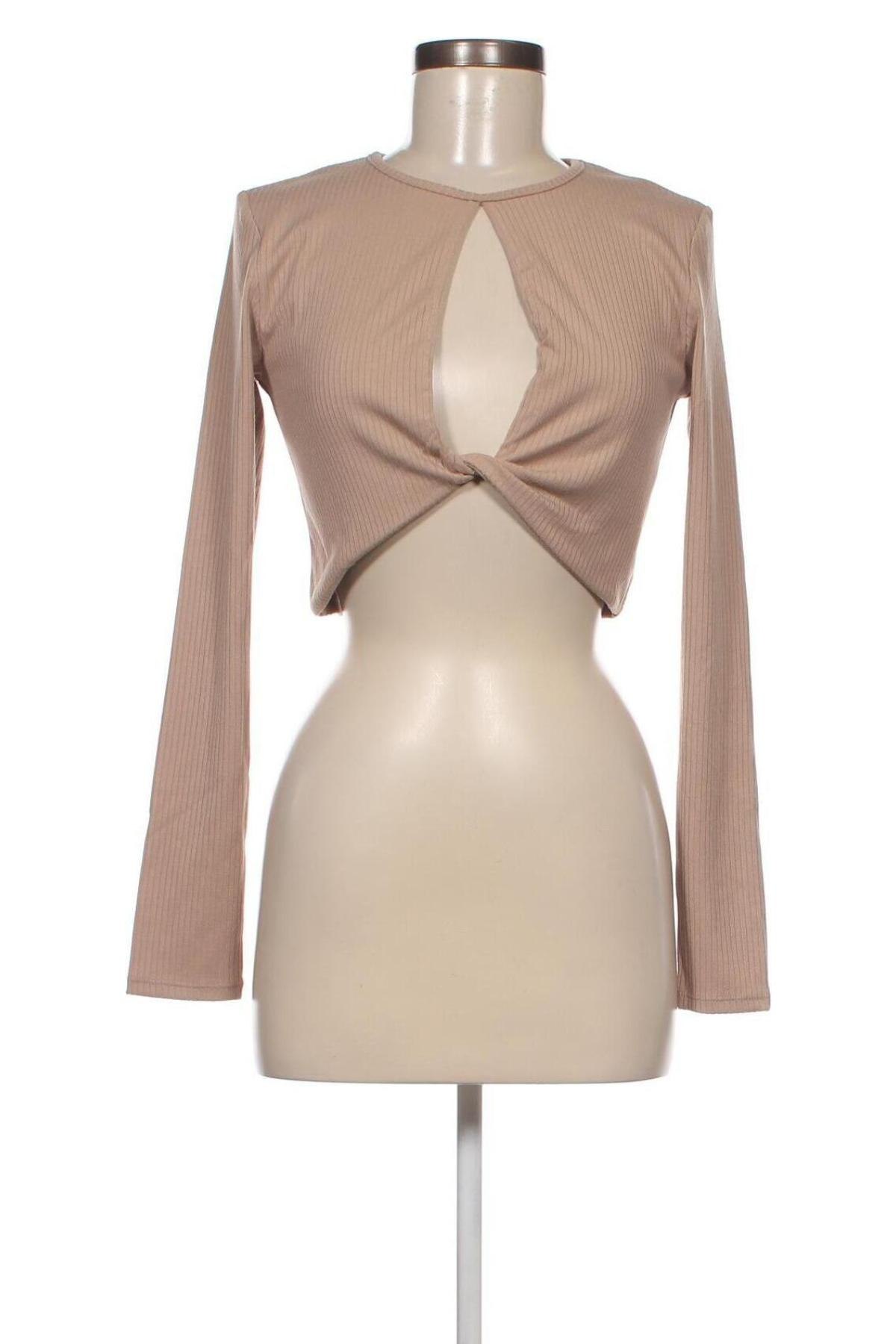 Damen Shirt Tally Weijl, Größe L, Farbe Beige, Preis € 3,52