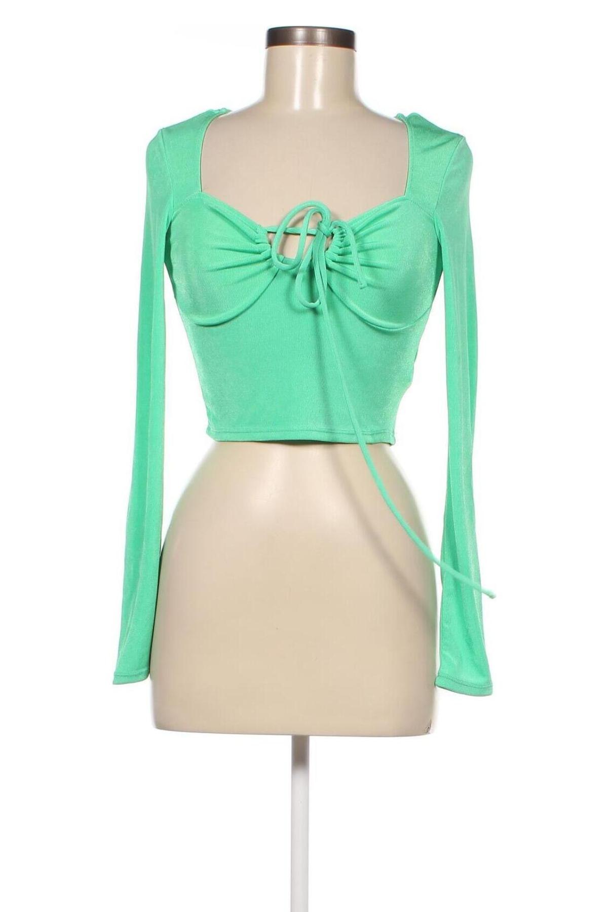 Γυναικεία μπλούζα Tally Weijl, Μέγεθος S, Χρώμα Πράσινο, Τιμή 3,84 €