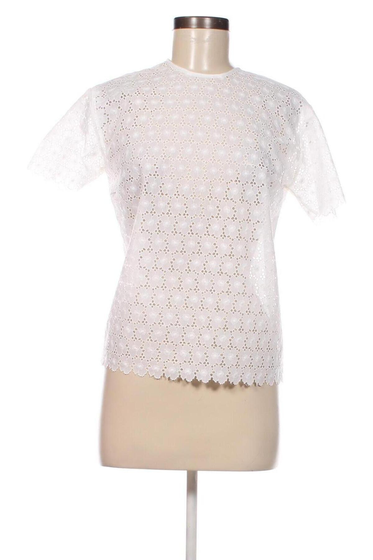 Damen Shirt Trevira, Größe M, Farbe Weiß, Preis 4,49 €