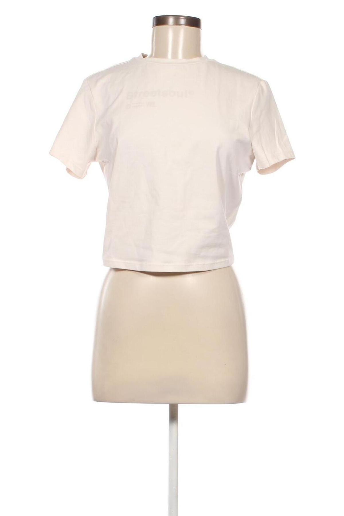 Γυναικεία μπλούζα Viral Vibes, Μέγεθος L, Χρώμα  Μπέζ, Τιμή 5,20 €