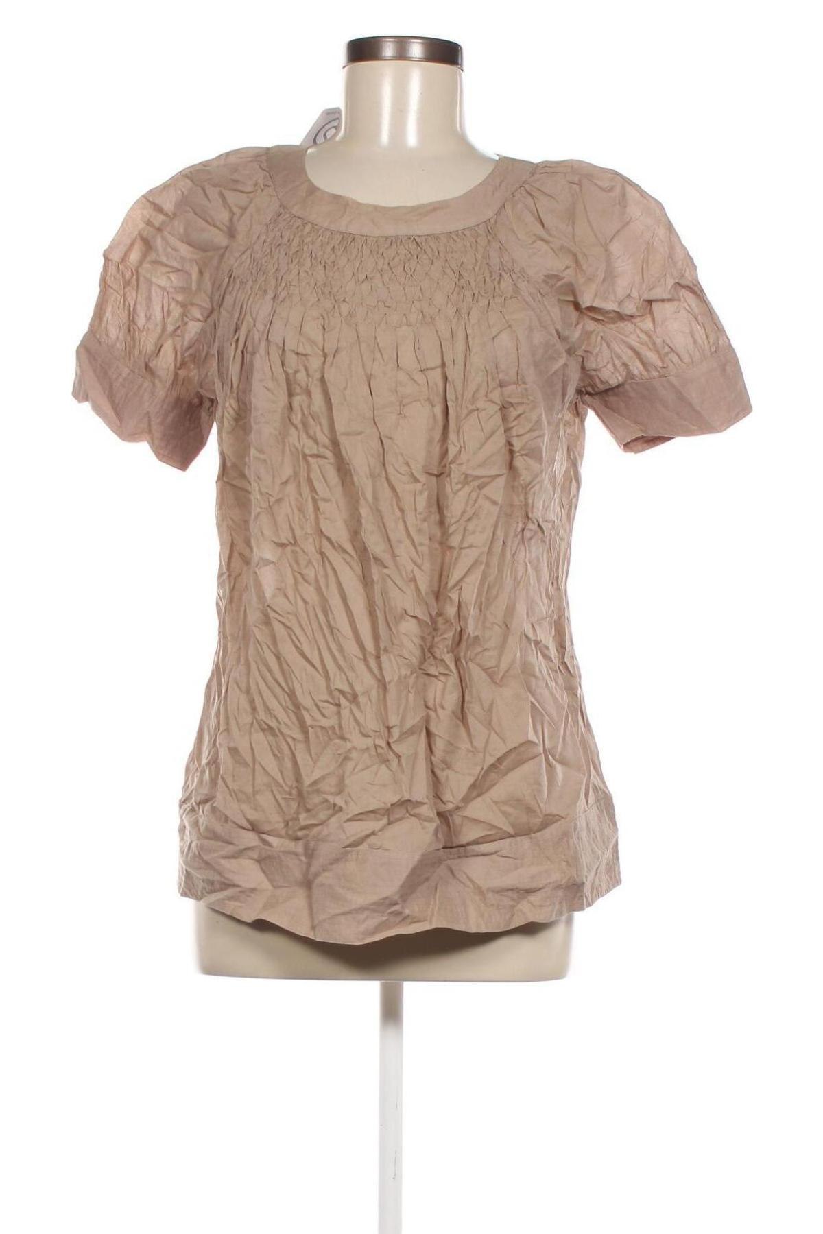 Дамска блуза Zara, Размер S, Цвят Бежов, Цена 54,00 лв.
