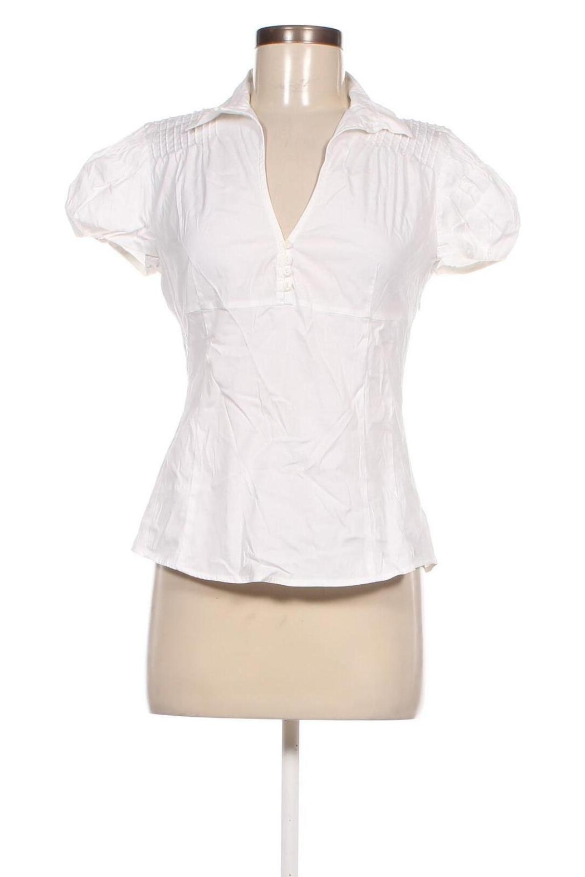 Дамска блуза Zara, Размер L, Цвят Бял, Цена 54,00 лв.