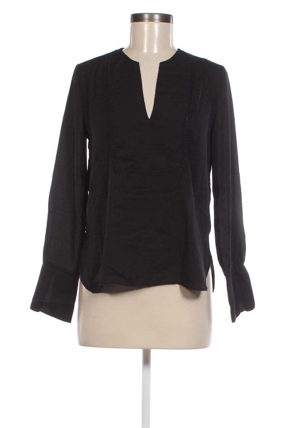 Γυναικεία μπλούζα Zara, Μέγεθος XS, Χρώμα Μαύρο, Τιμή 2,35 €