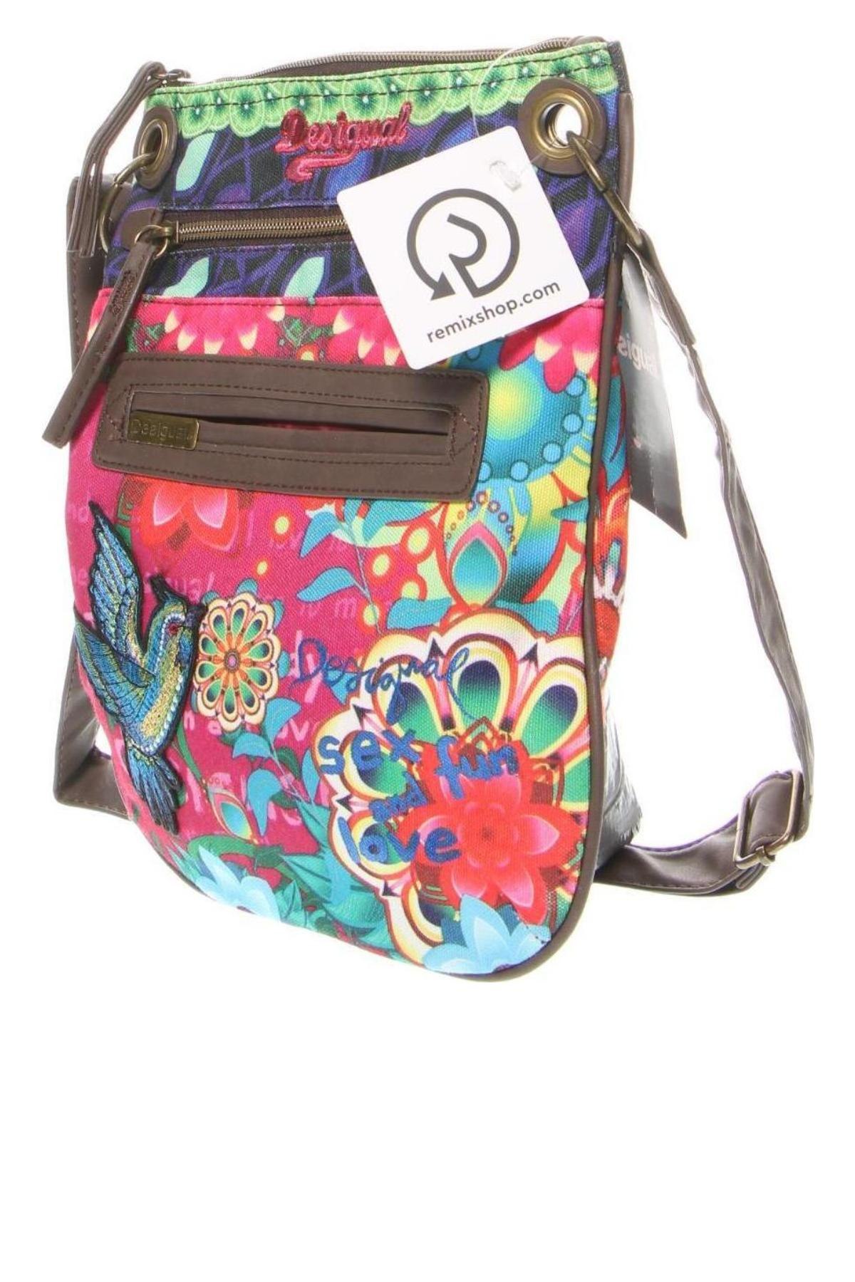 Дамска чанта Desigual, Цвят Многоцветен, Цена 102,00 лв.