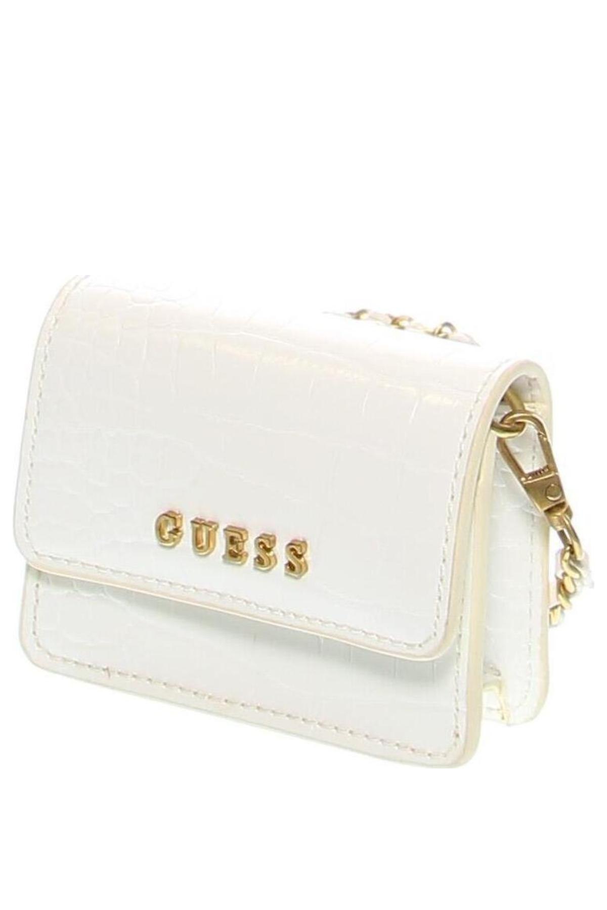 Γυναικεία τσάντα Guess, Χρώμα Λευκό, Τιμή 119,59 €