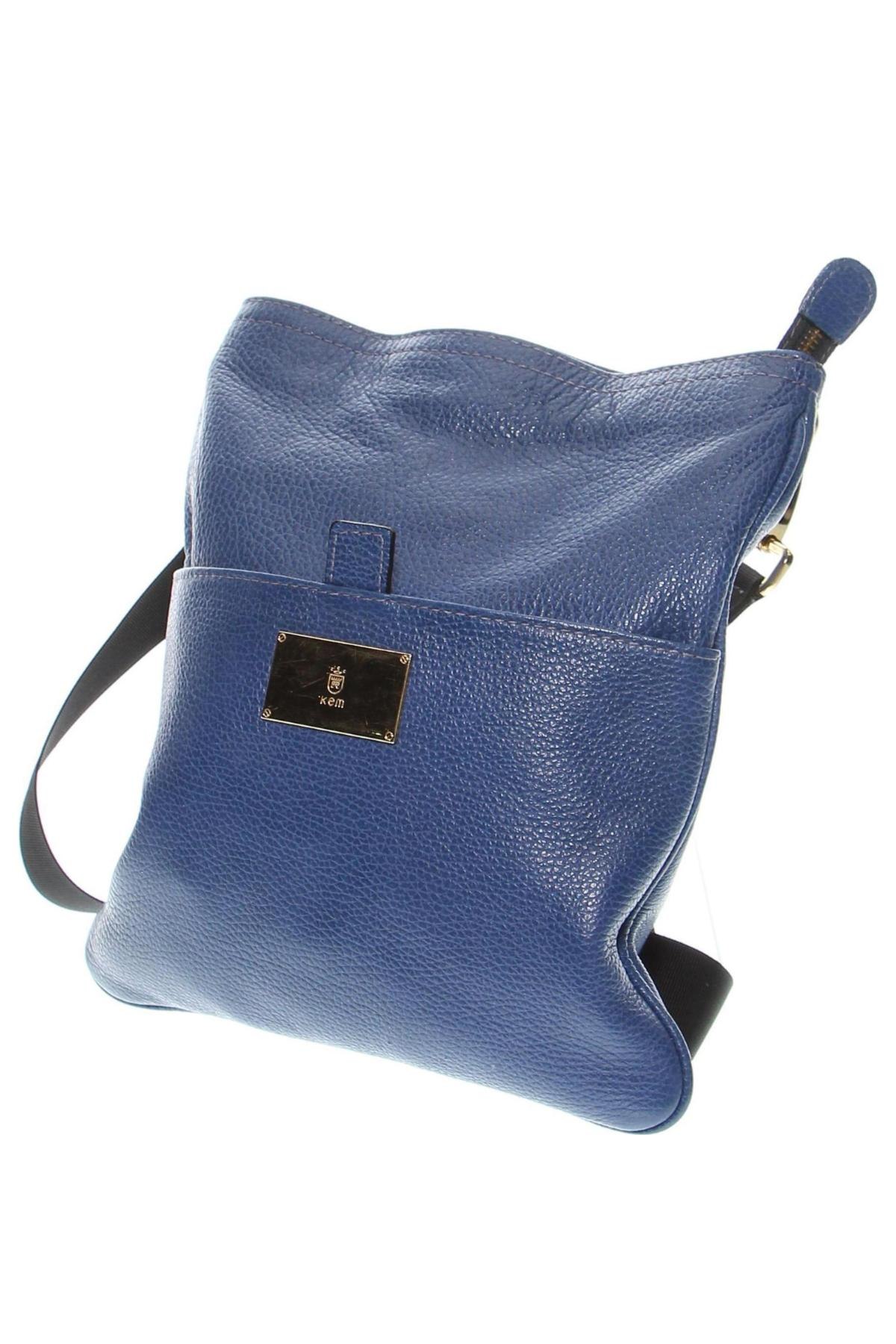 Γυναικεία τσάντα Kem, Χρώμα Μπλέ, Τιμή 61,62 €