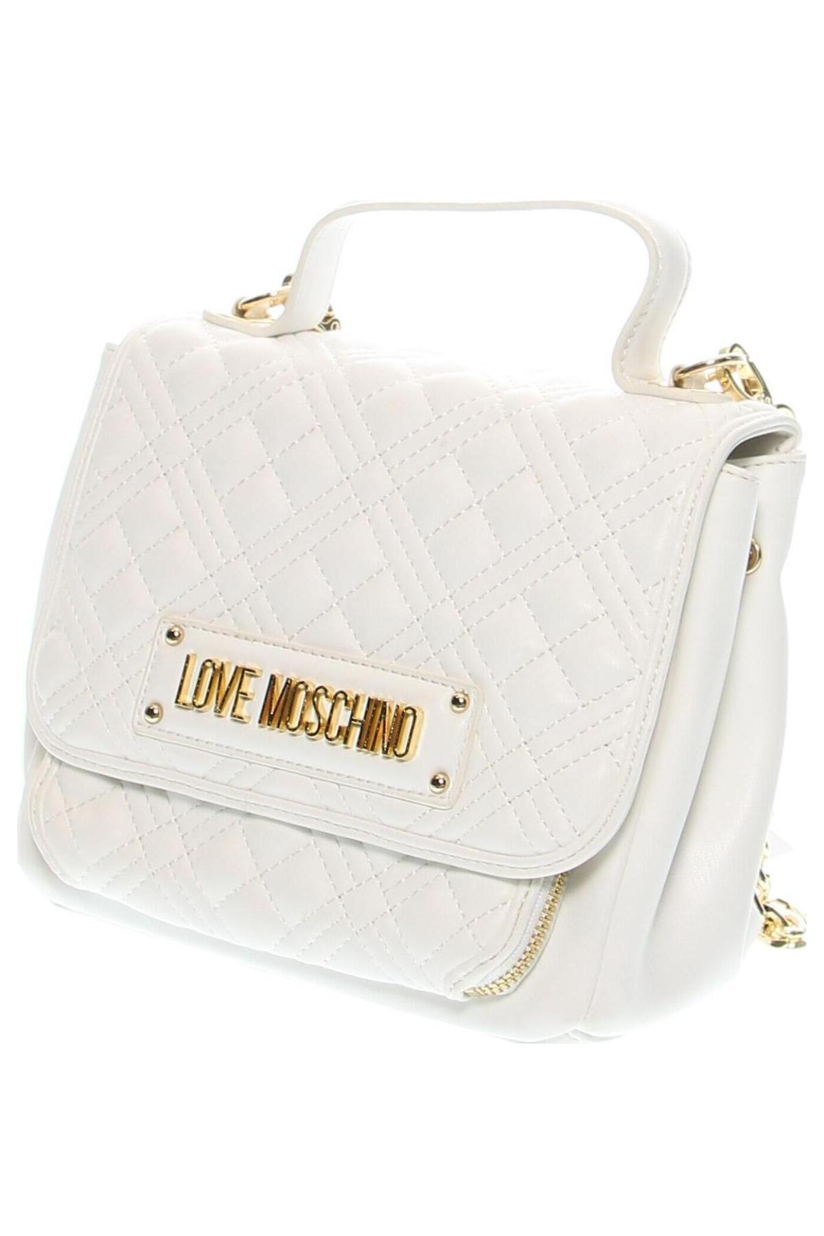 Γυναικεία τσάντα Love Moschino, Χρώμα Λευκό, Τιμή 102,32 €