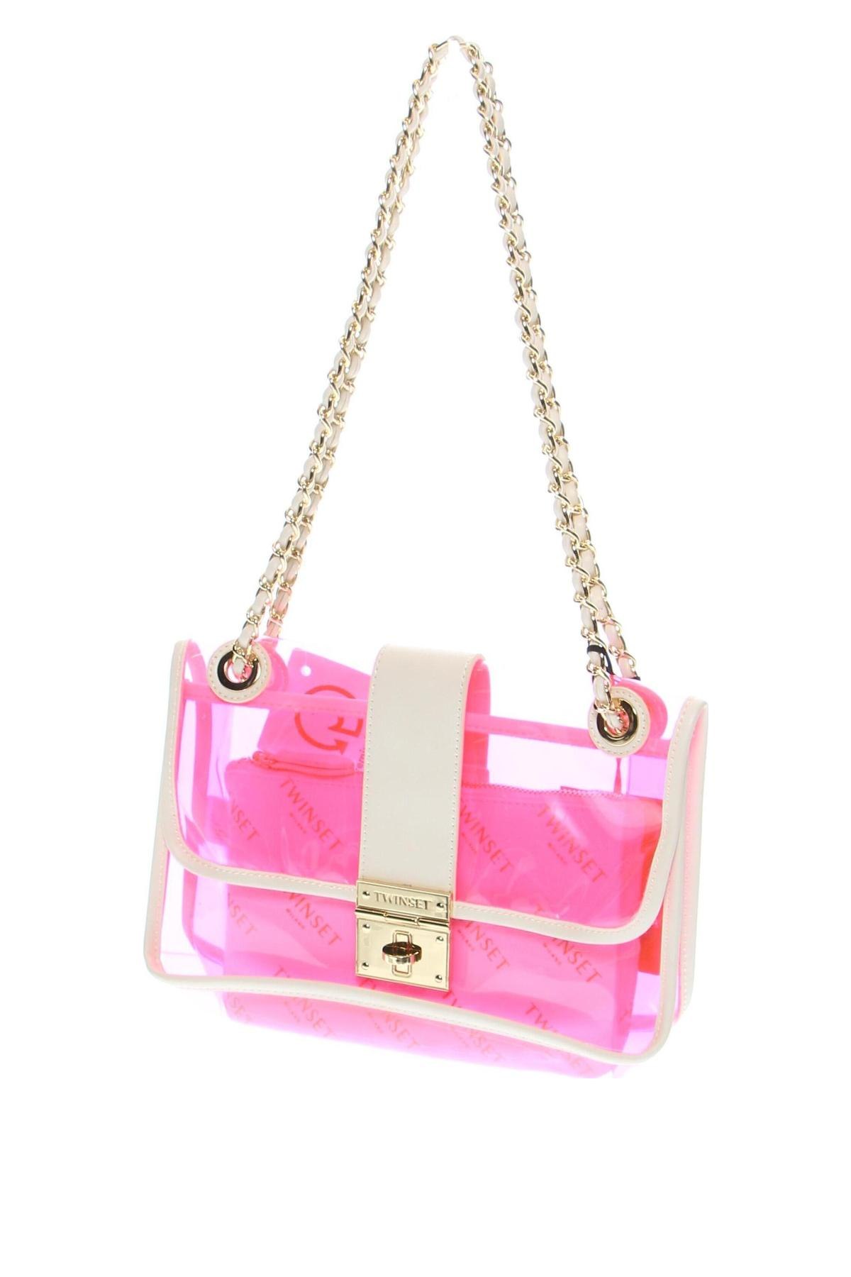 Дамска чанта TWINSET, Цвят Розов, Цена 220,15 лв.