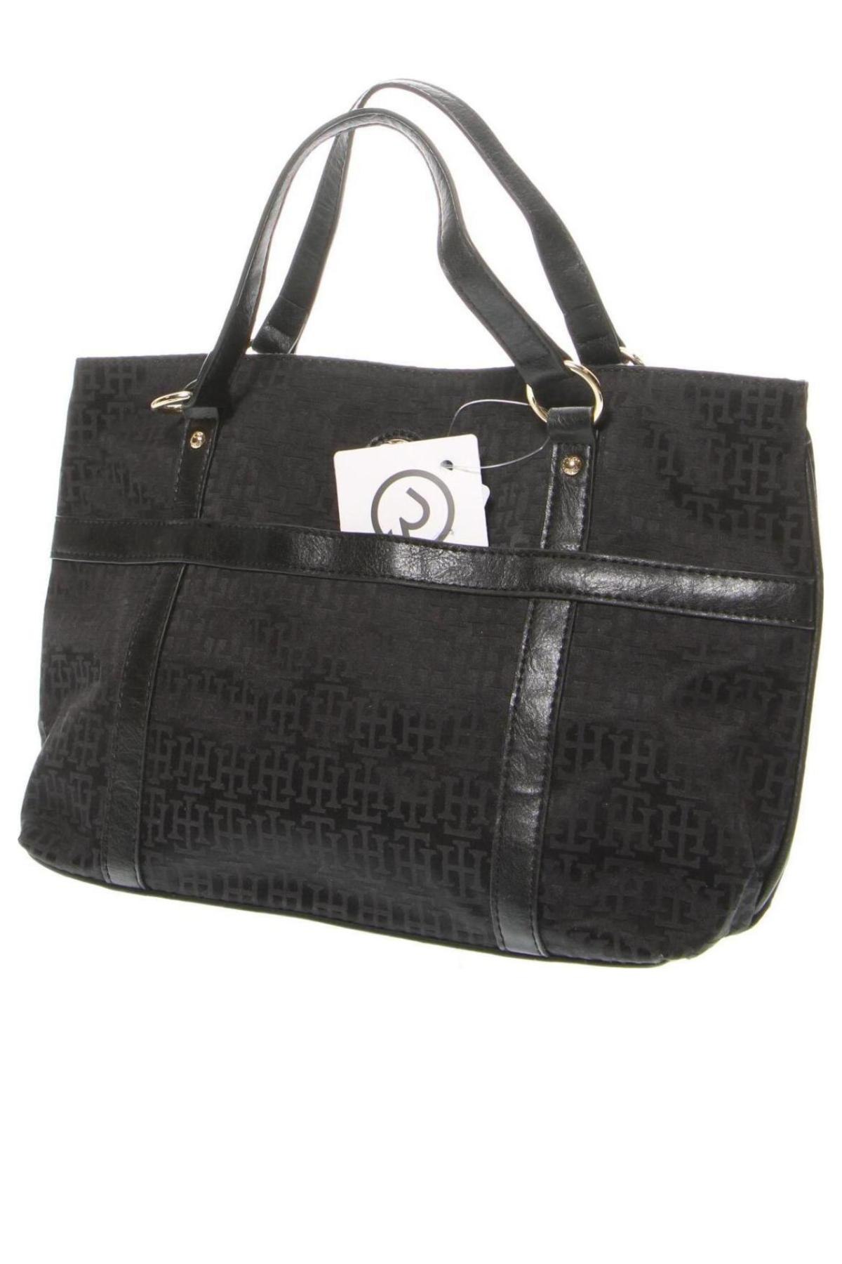 Дамска чанта Tommy Hilfiger, Цвят Черен, Цена 81,20 лв.