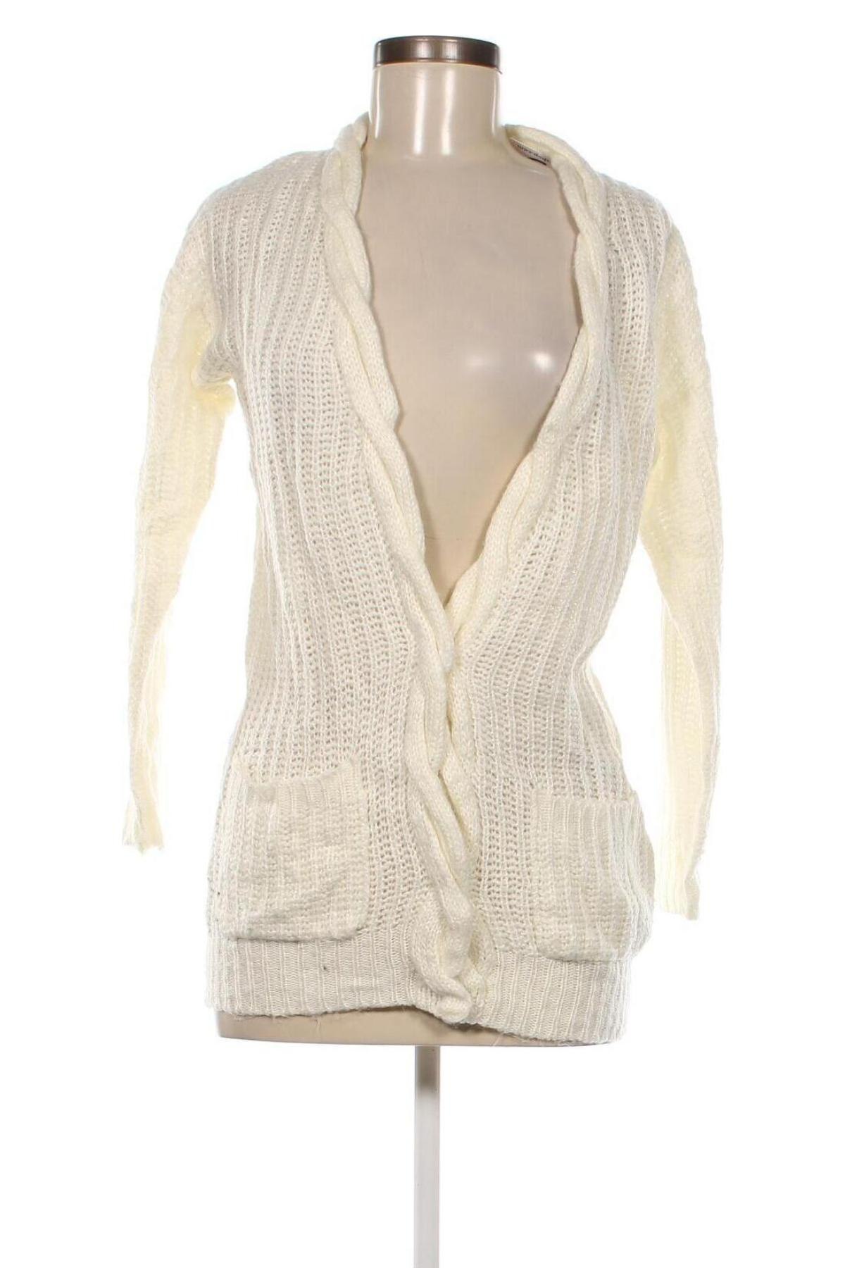 Cardigan de damă Gina Tricot, Mărime XS, Culoare Alb, Preț 19,08 Lei