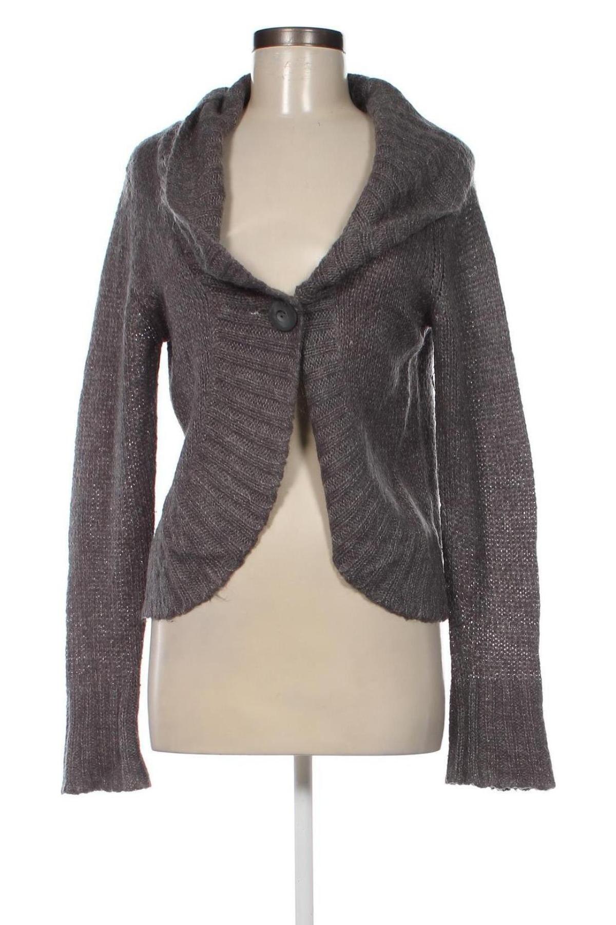 Damen Strickjacke H&M, Größe M, Farbe Grau, Preis 9,08 €