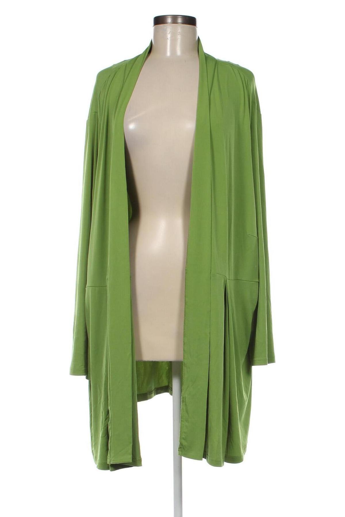 Γυναικεία ζακέτα Mia Moda, Μέγεθος 4XL, Χρώμα Πράσινο, Τιμή 17,94 €