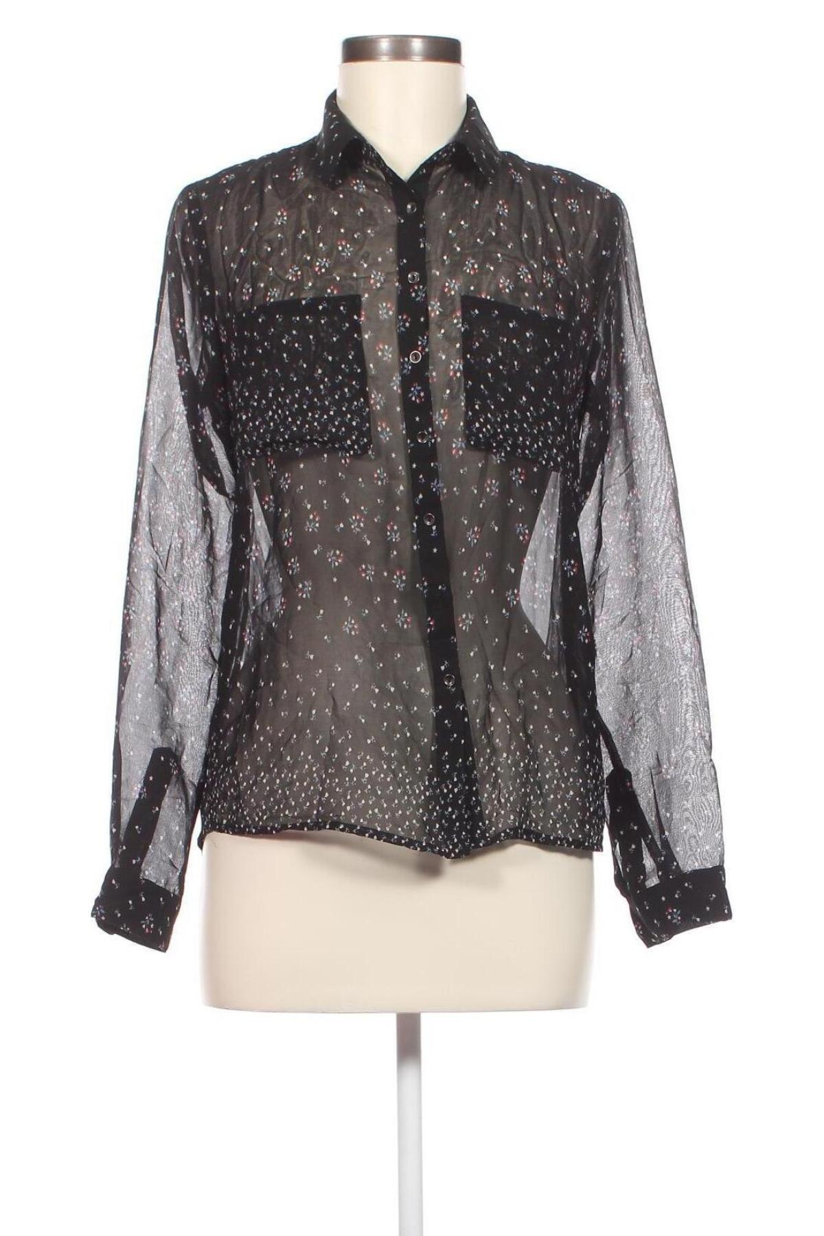 Γυναικείο πουκάμισο, Μέγεθος S, Χρώμα Μαύρο, Τιμή 3,71 €