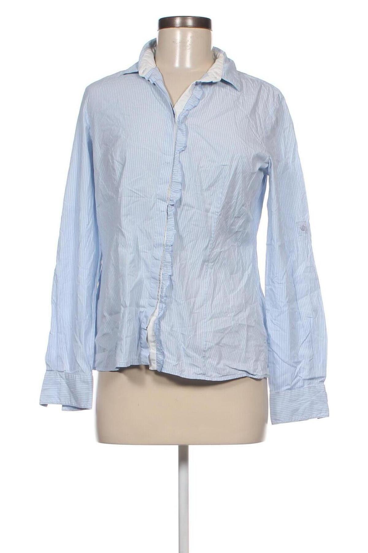 Γυναικείο πουκάμισο BOSS, Μέγεθος L, Χρώμα Μπλέ, Τιμή 46,60 €