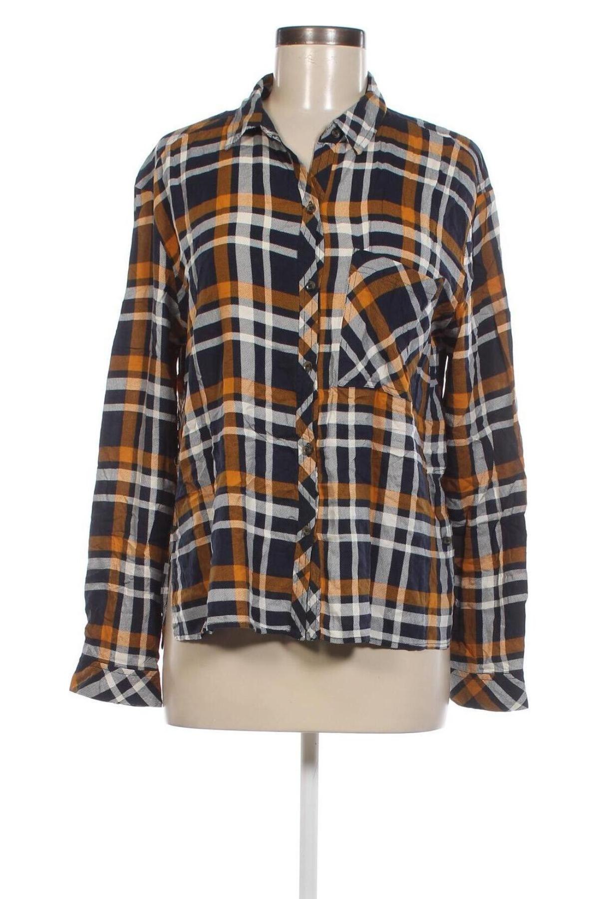 Γυναικείο πουκάμισο Bershka, Μέγεθος M, Χρώμα Πολύχρωμο, Τιμή 2,47 €
