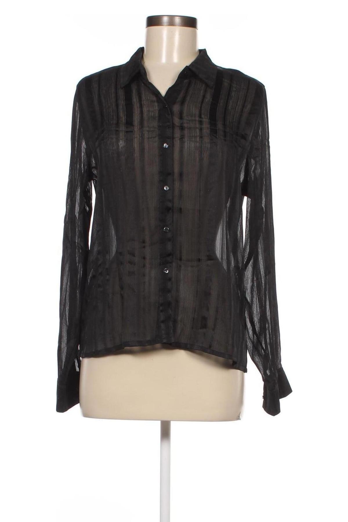 Γυναικείο πουκάμισο Bik Bok, Μέγεθος M, Χρώμα Μαύρο, Τιμή 3,09 €