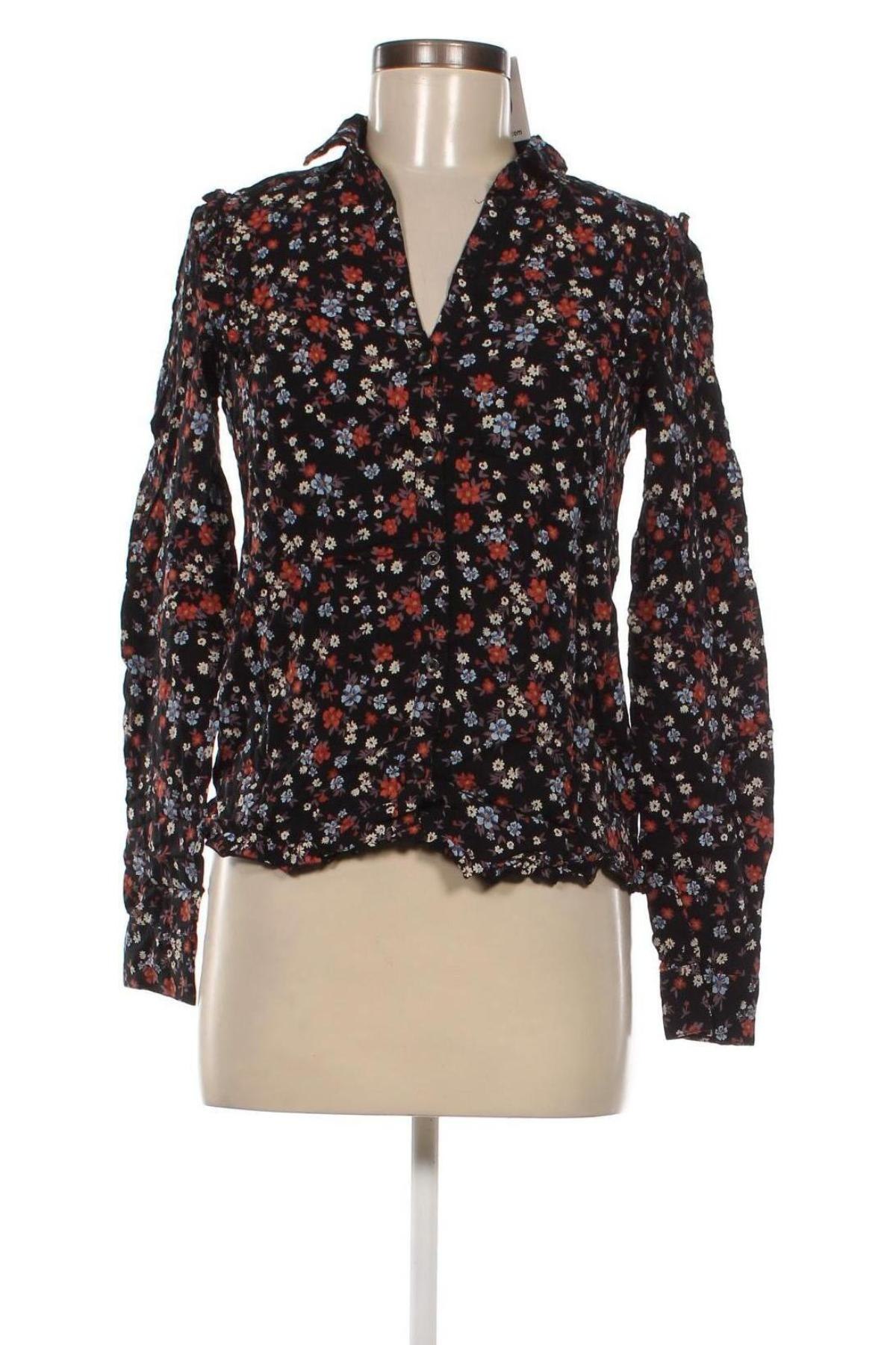 Γυναικείο πουκάμισο Clockhouse, Μέγεθος XS, Χρώμα Πολύχρωμο, Τιμή 3,09 €
