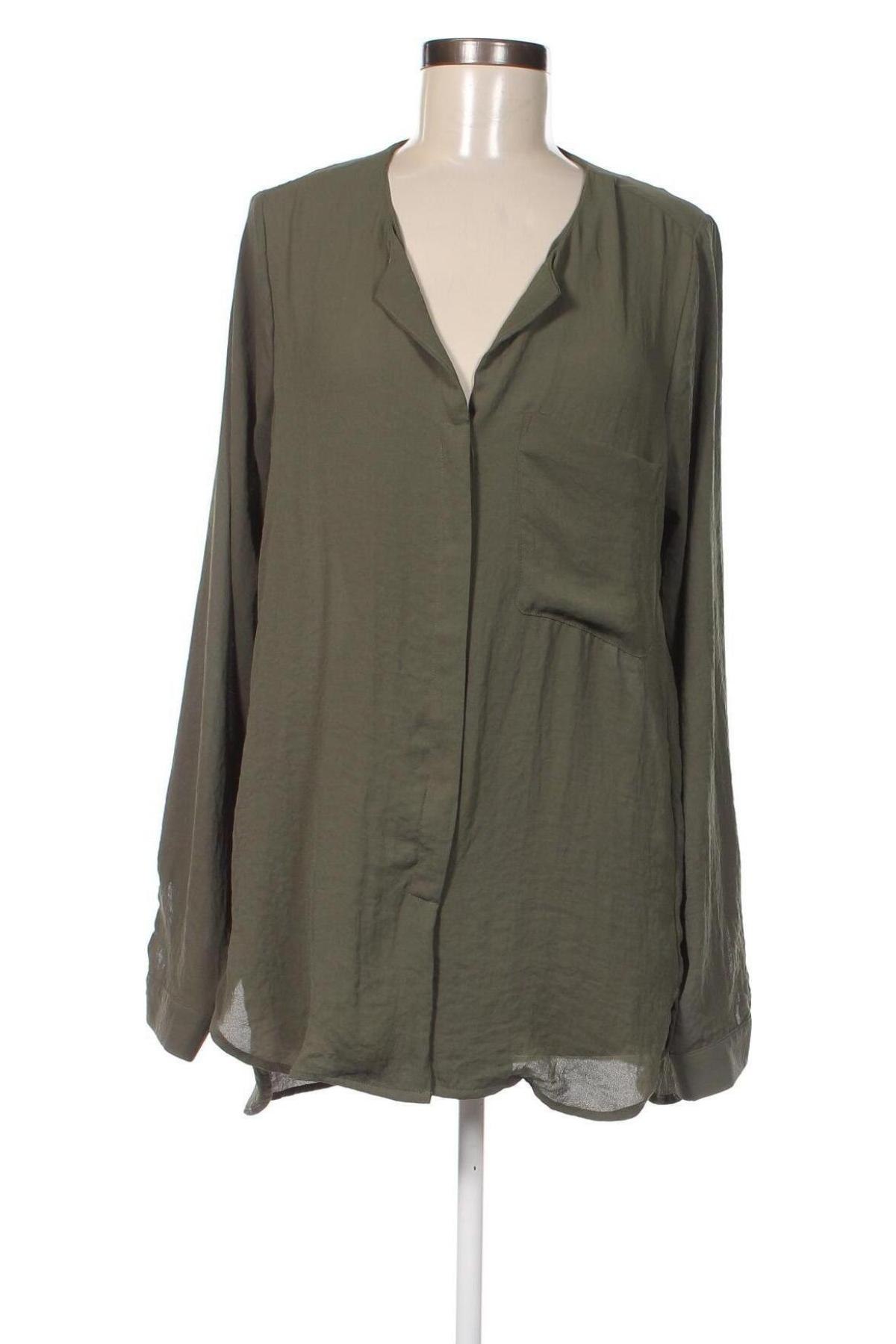 Γυναικείο πουκάμισο Cotton Club, Μέγεθος L, Χρώμα Πράσινο, Τιμή 2,32 €