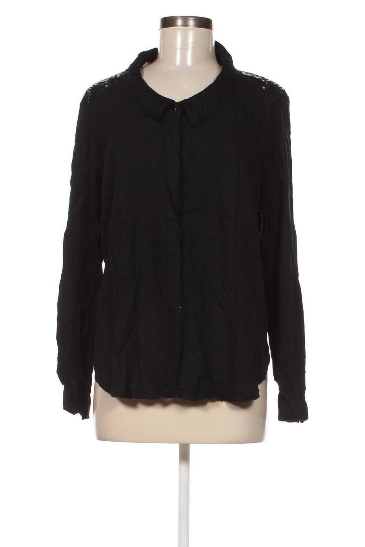 Γυναικείο πουκάμισο Designer S, Μέγεθος XL, Χρώμα Μαύρο, Τιμή 3,87 €