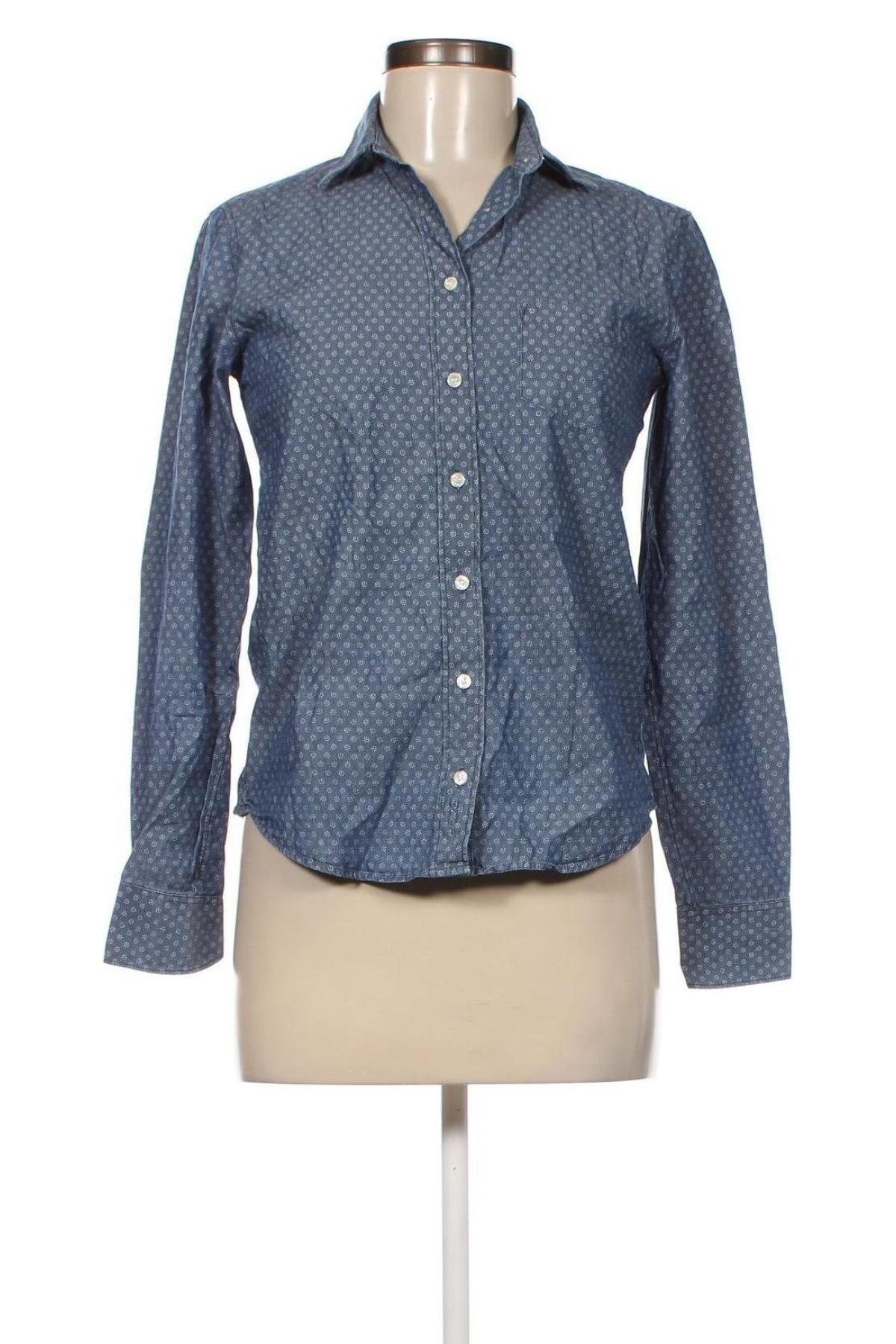 Γυναικείο πουκάμισο Gant, Μέγεθος S, Χρώμα Μπλέ, Τιμή 26,72 €