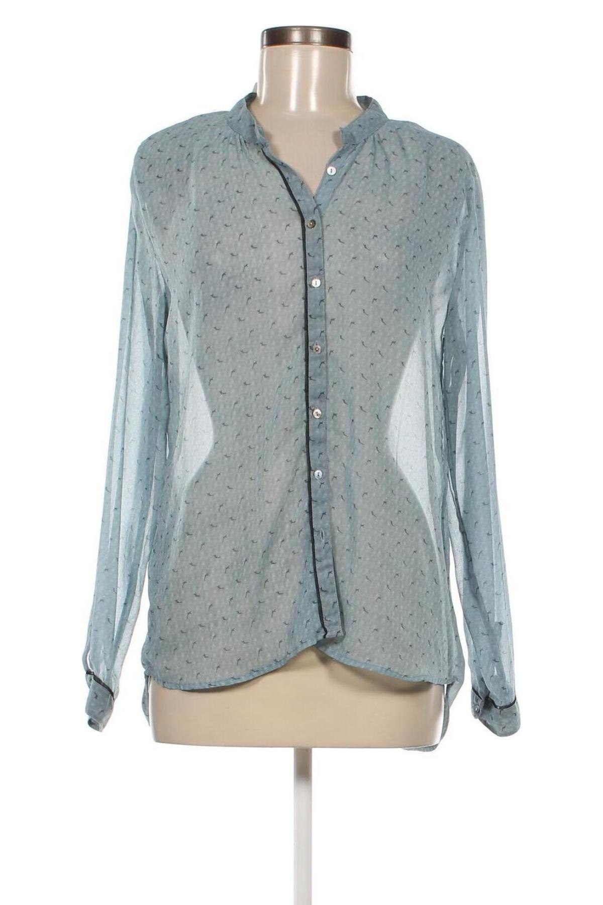 Γυναικείο πουκάμισο Garcia Jeans, Μέγεθος S, Χρώμα Μπλέ, Τιμή 16,90 €