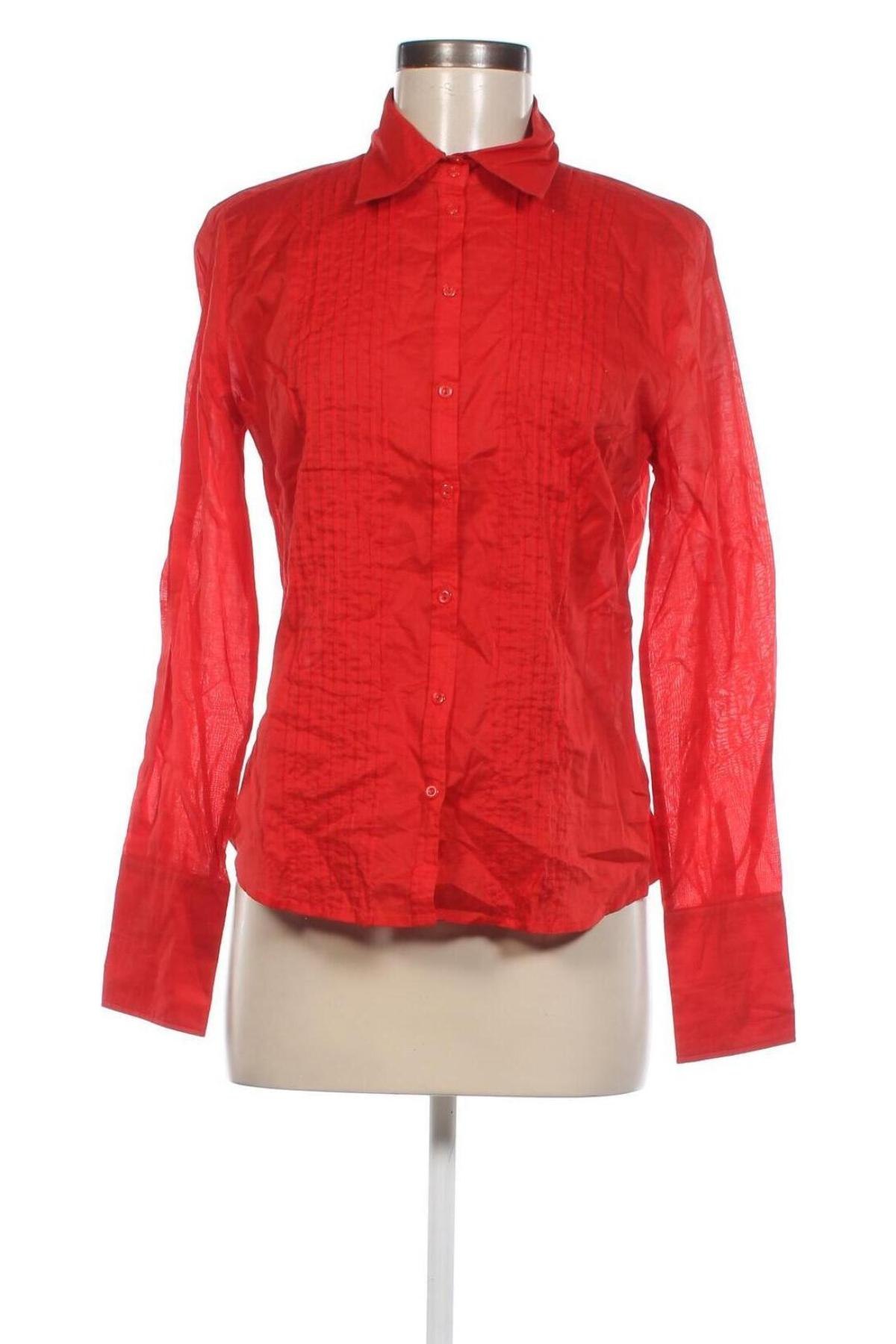 Γυναικείο πουκάμισο H&M, Μέγεθος M, Χρώμα Κόκκινο, Τιμή 15,46 €