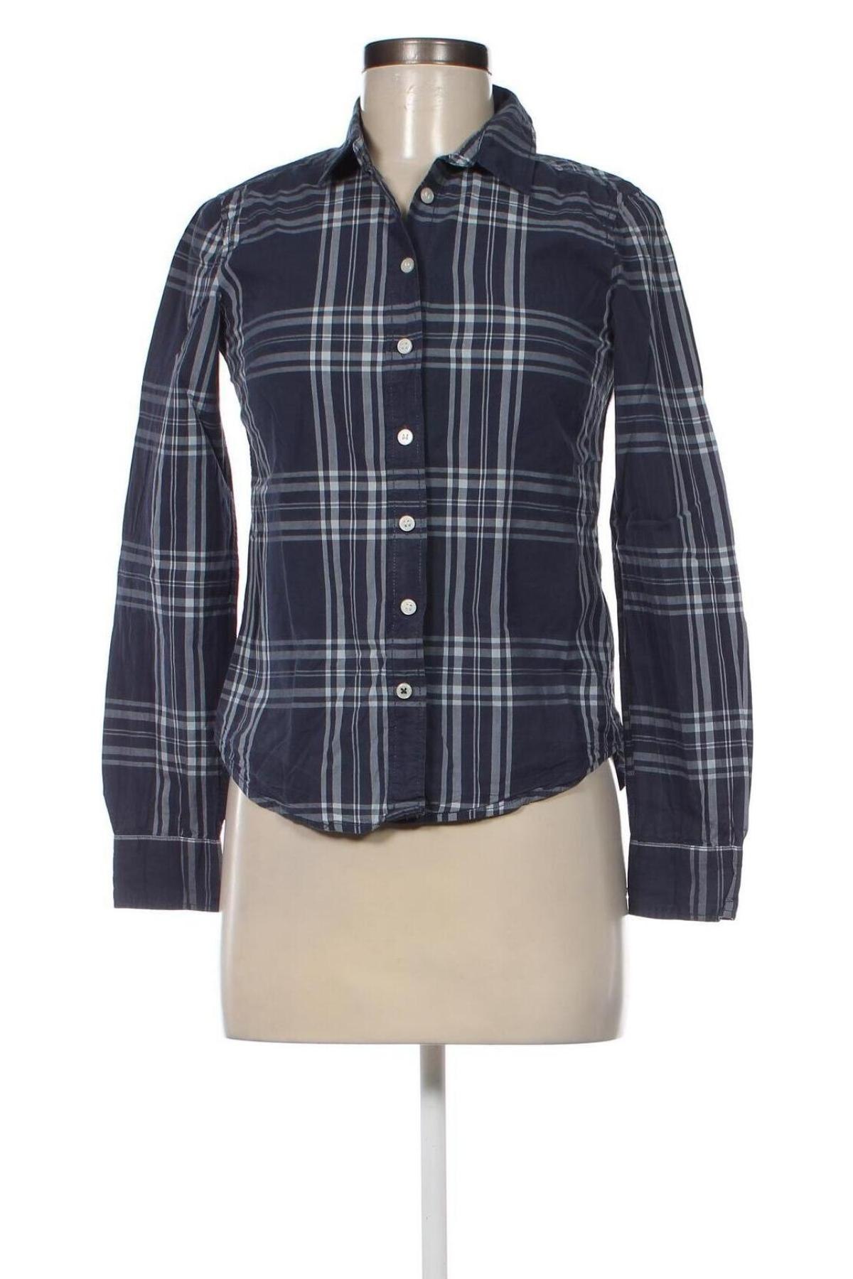 Γυναικείο πουκάμισο H&M L.O.G.G., Μέγεθος XS, Χρώμα Μπλέ, Τιμή 2,34 €