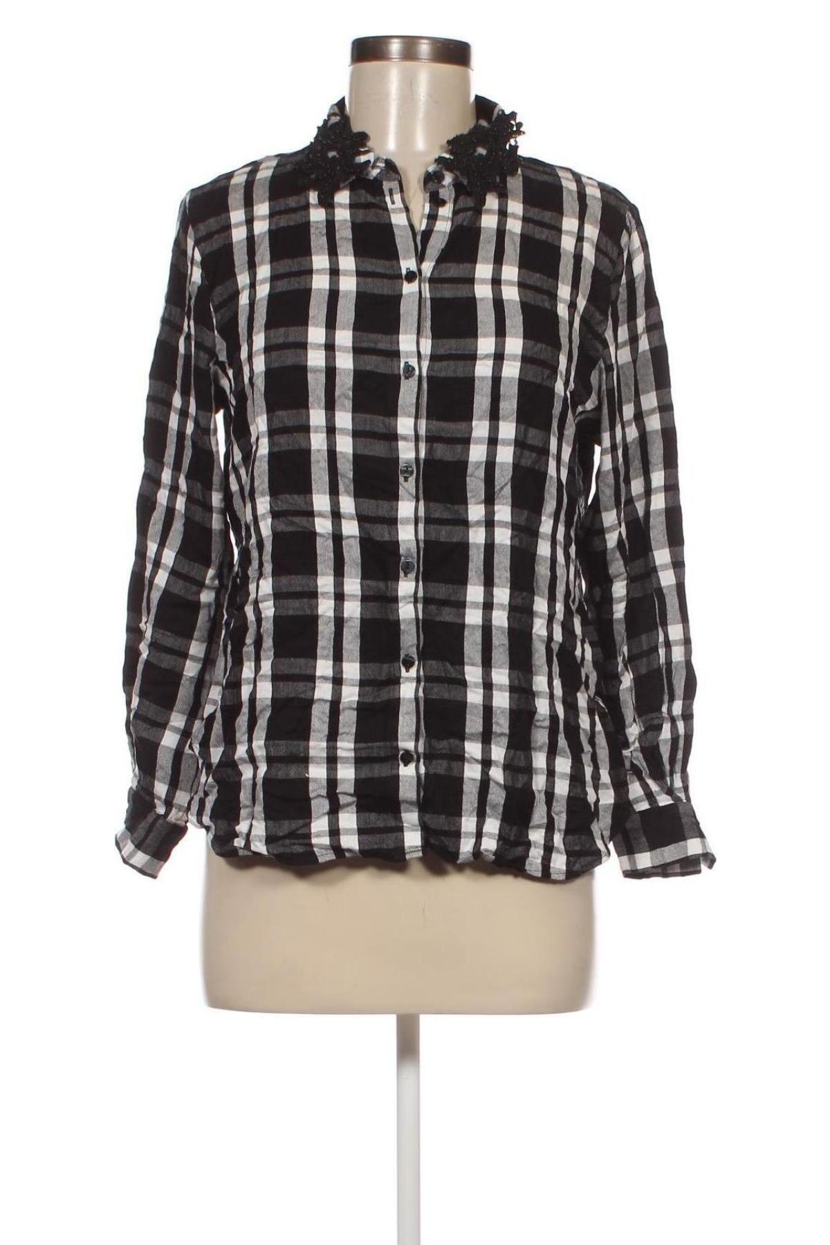 Γυναικείο πουκάμισο Hallhuber, Μέγεθος M, Χρώμα Πολύχρωμο, Τιμή 4,63 €