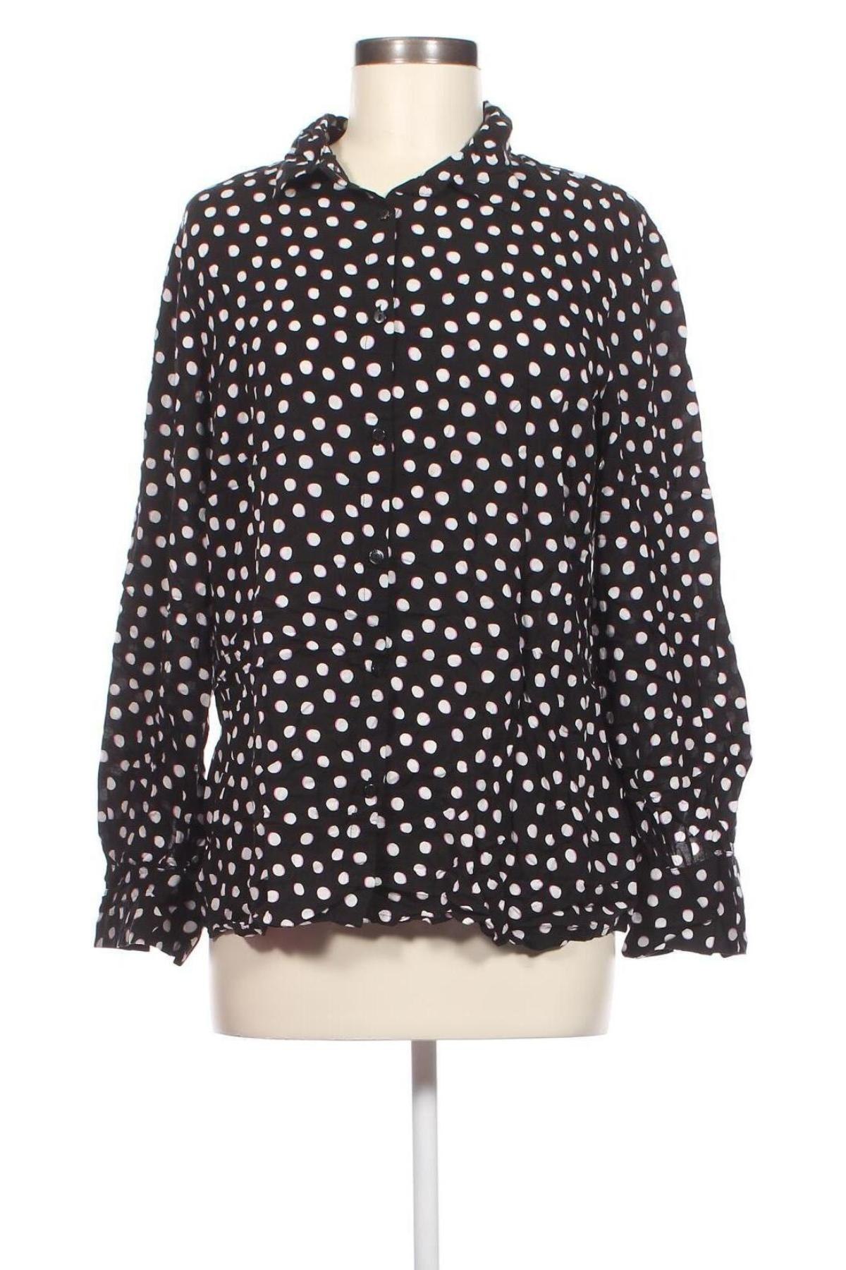 Γυναικείο πουκάμισο Hema, Μέγεθος L, Χρώμα Μαύρο, Τιμή 3,87 €