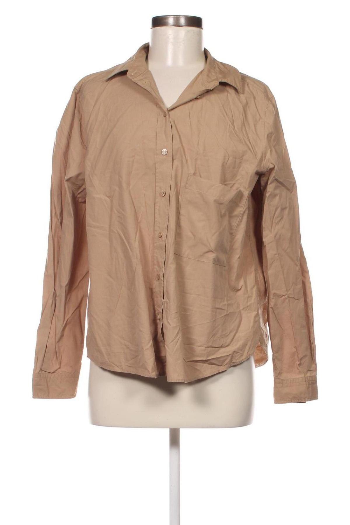 Γυναικείο πουκάμισο Hugo Boss, Μέγεθος M, Χρώμα  Μπέζ, Τιμή 51,78 €