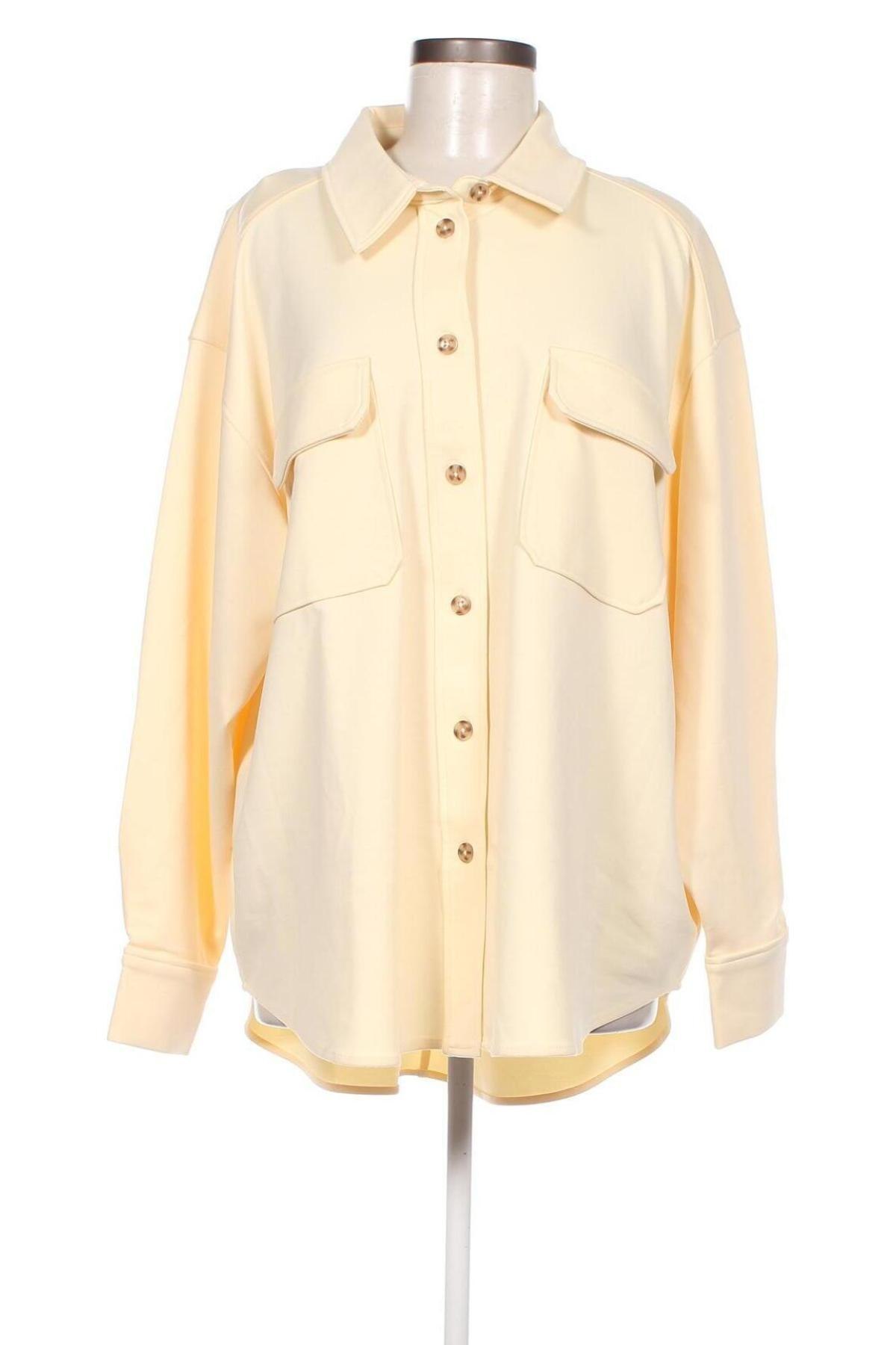 Γυναικείο πουκάμισο Ichi, Μέγεθος XXL, Χρώμα Κίτρινο, Τιμή 22,27 €