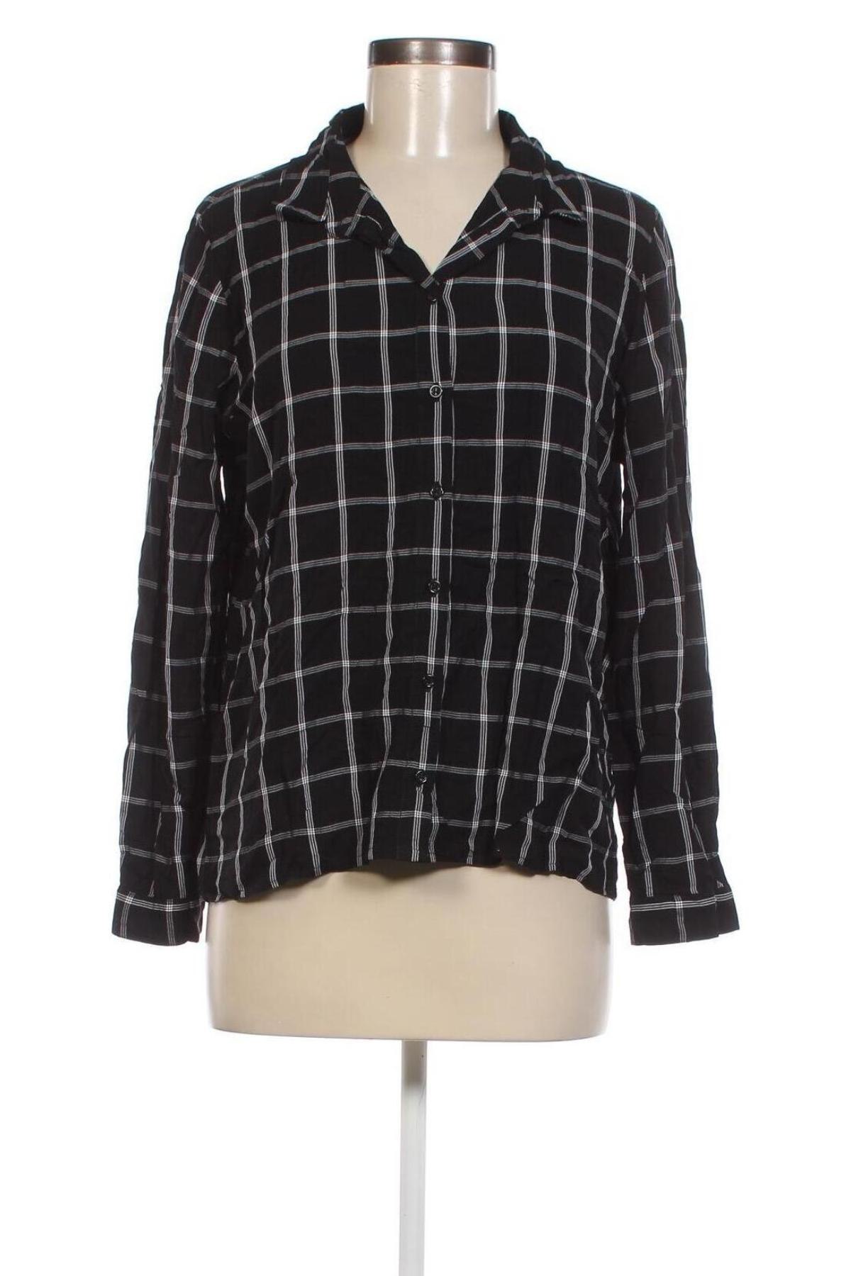 Γυναικείο πουκάμισο Jbc, Μέγεθος L, Χρώμα Μαύρο, Τιμή 2,32 €