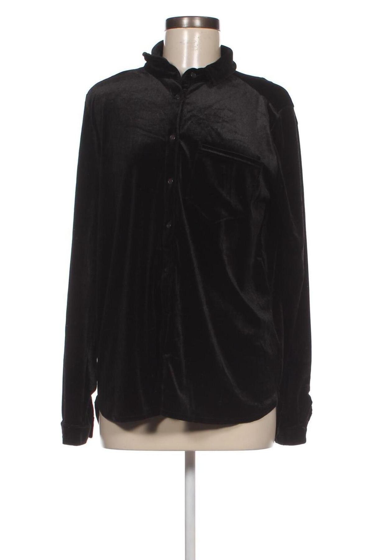 Γυναικείο πουκάμισο Jeanious, Μέγεθος XL, Χρώμα Μαύρο, Τιμή 3,54 €
