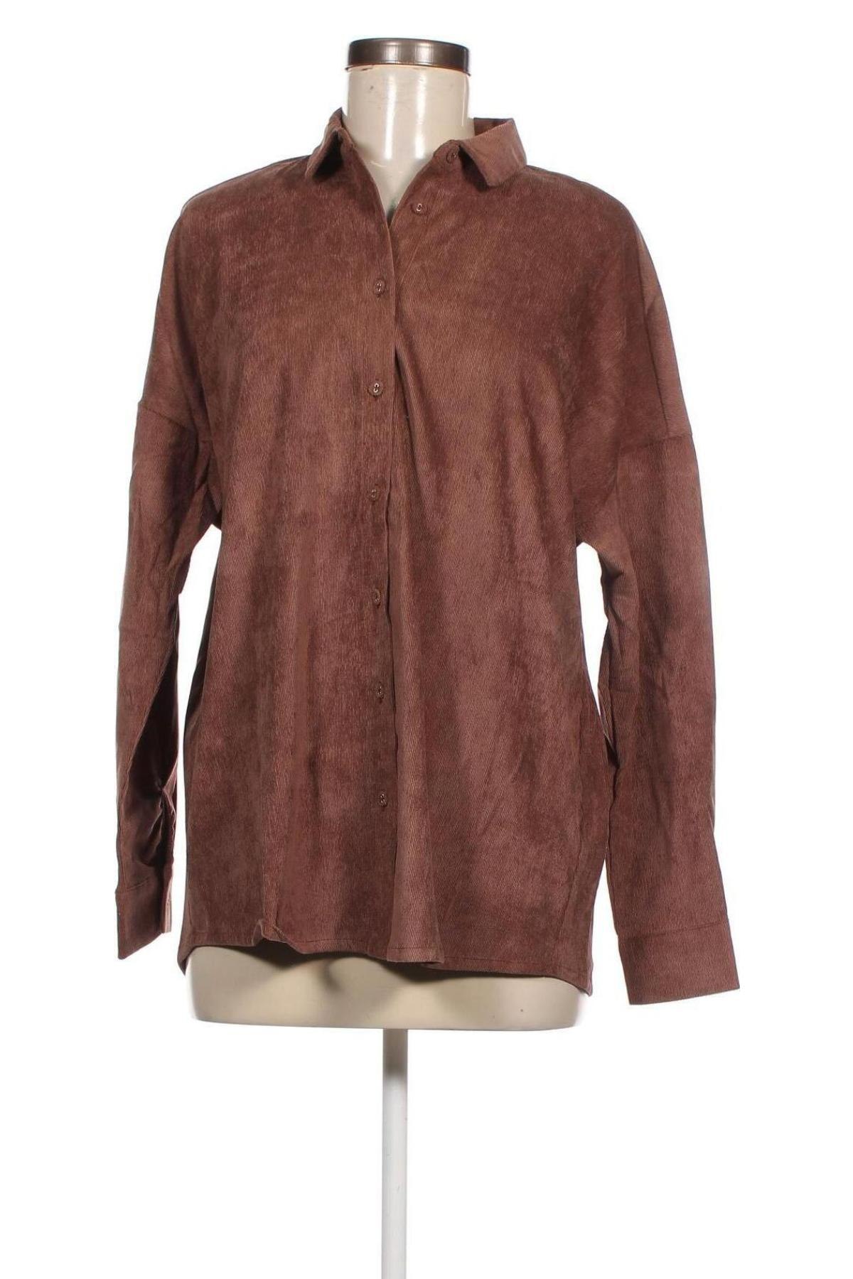 Γυναικείο πουκάμισο Jennyfer, Μέγεθος S, Χρώμα Καφέ, Τιμή 8,04 €