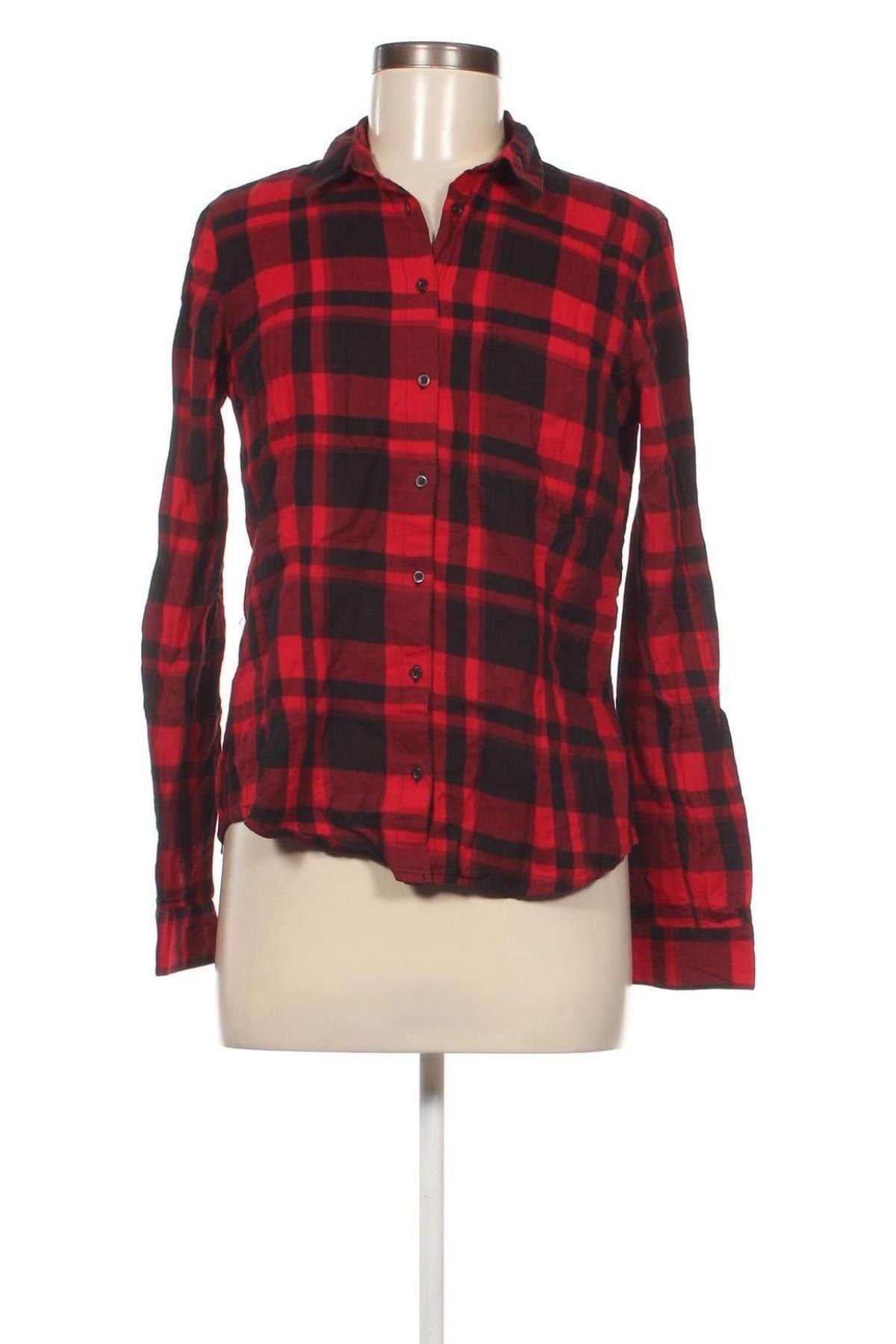 Дамска риза Jennyfer, Размер M, Цвят Червен, Цена 5,00 лв.