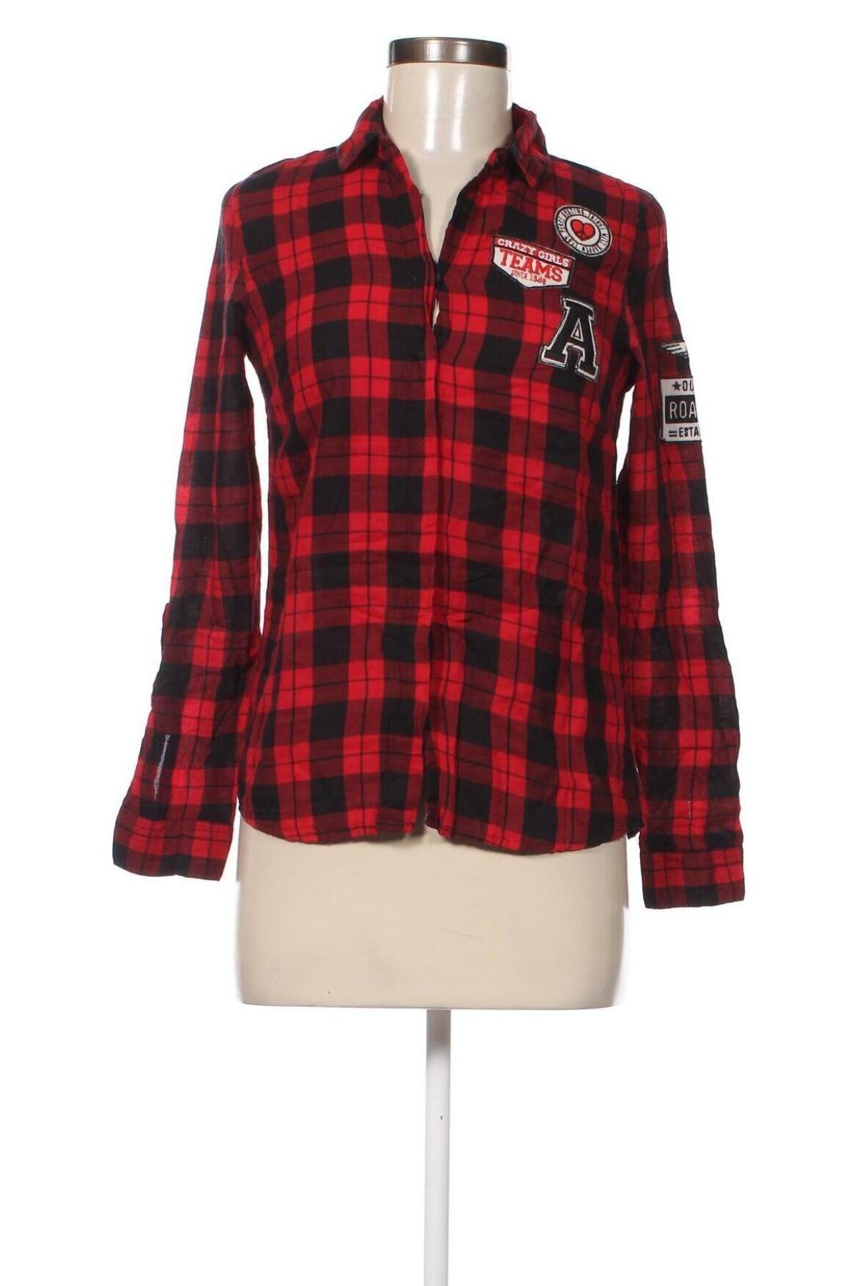 Γυναικείο πουκάμισο Jennyfer, Μέγεθος XS, Χρώμα Κόκκινο, Τιμή 2,47 €