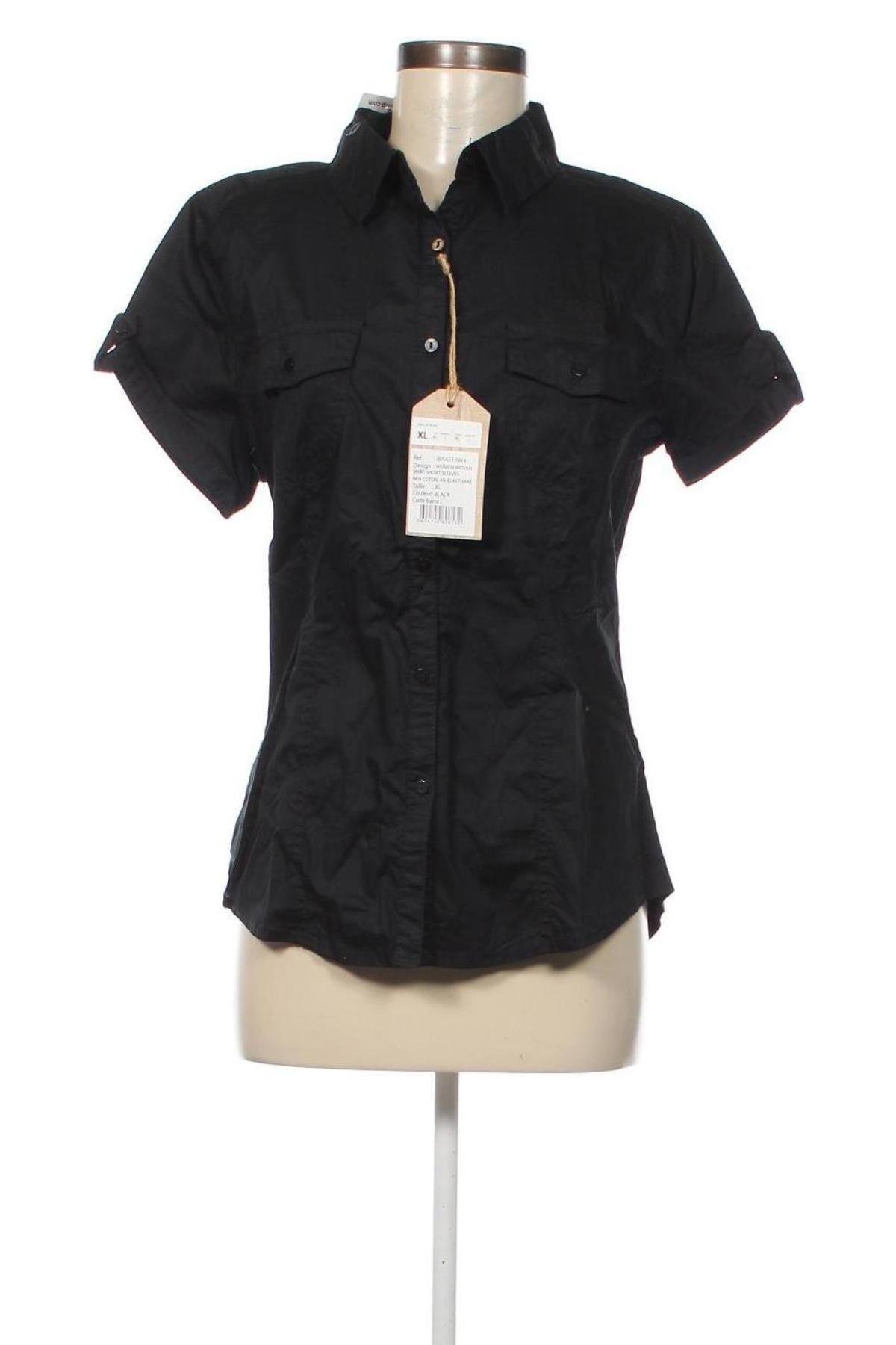 Дамска риза Kaporal, Размер XL, Цвят Черен, Цена 72,00 лв.