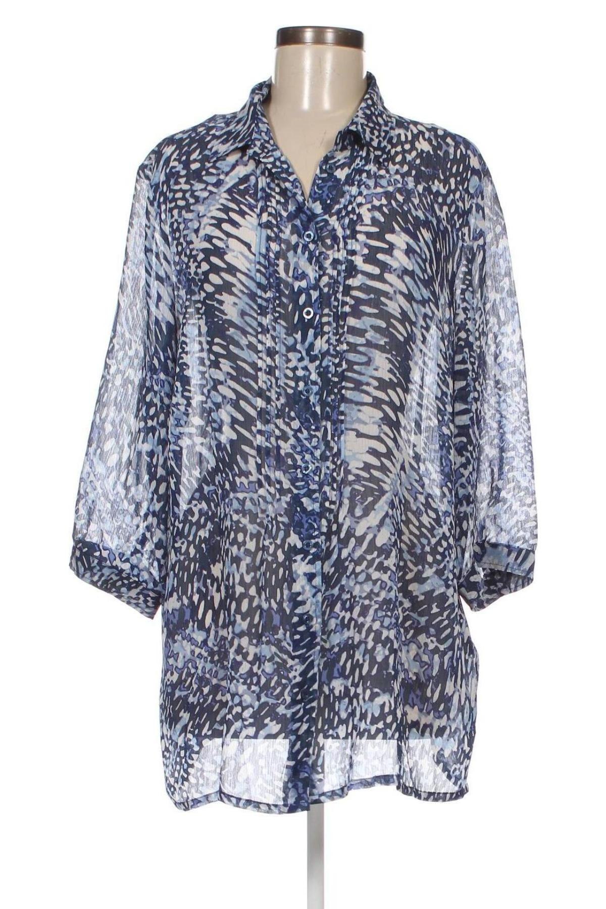 Γυναικείο πουκάμισο Kingfield, Μέγεθος XL, Χρώμα Μπλέ, Τιμή 15,46 €