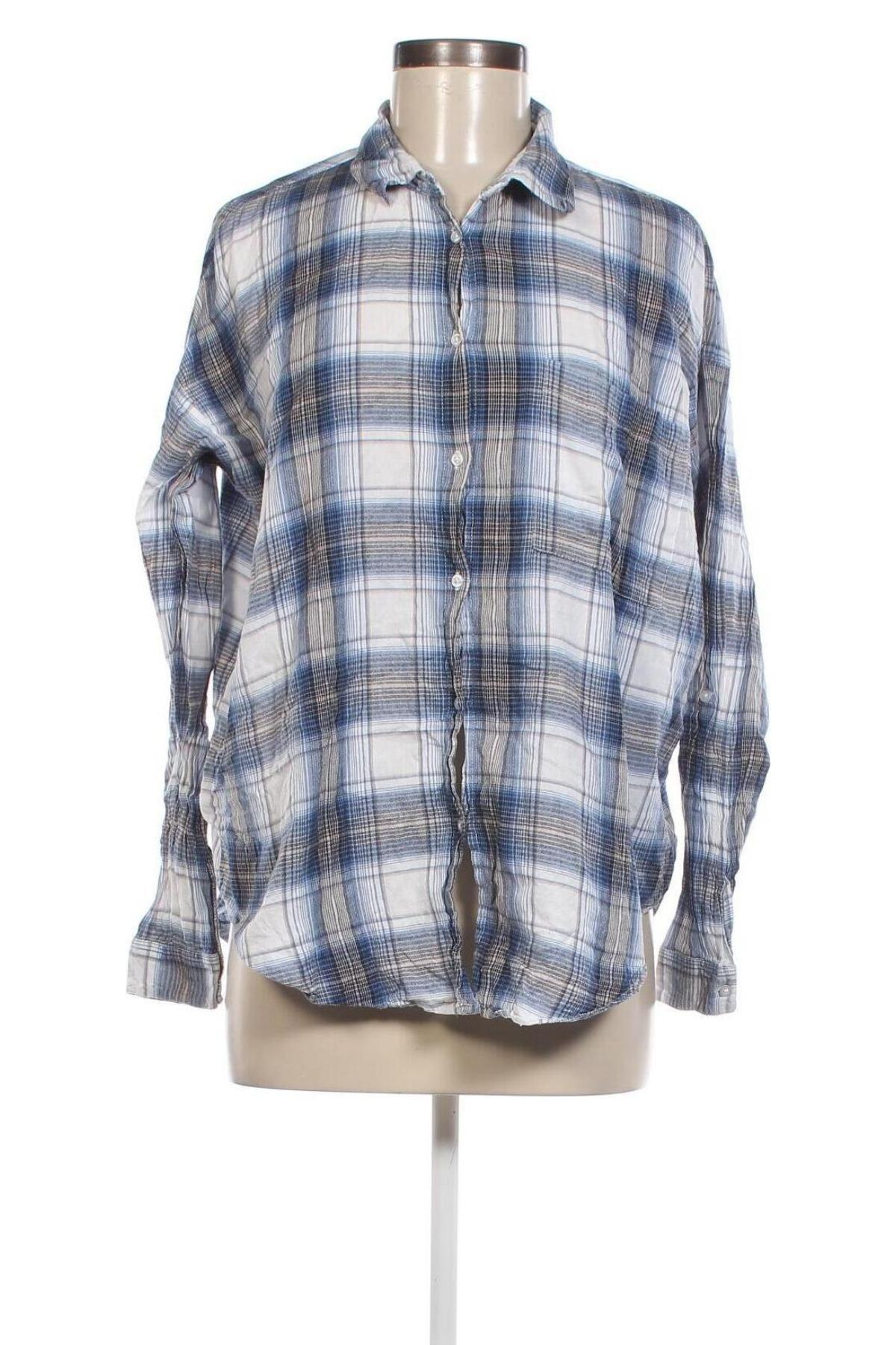 Γυναικείο πουκάμισο Line, Μέγεθος M, Χρώμα Μπλέ, Τιμή 3,71 €