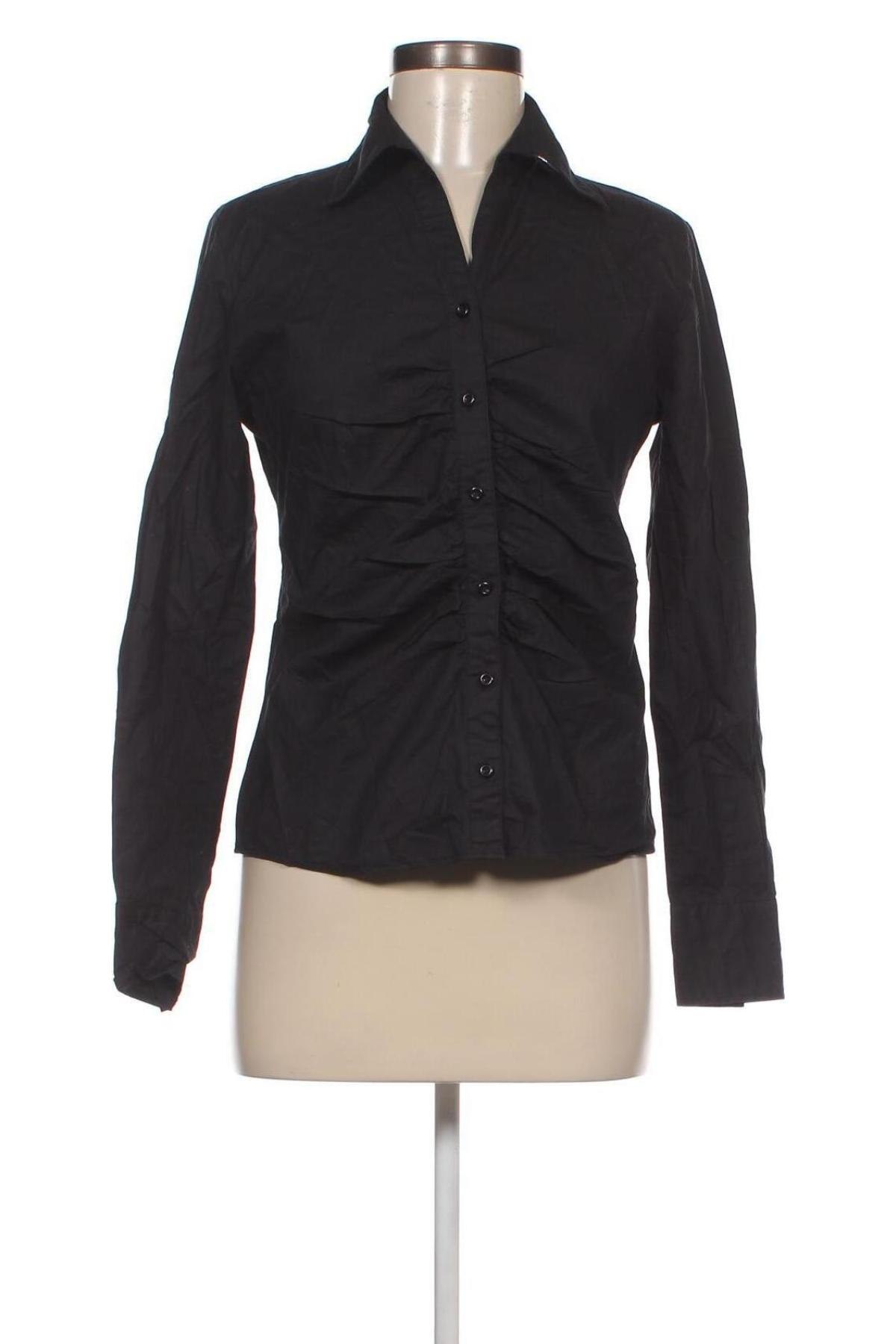 Γυναικείο πουκάμισο Montego, Μέγεθος M, Χρώμα Μαύρο, Τιμή 3,09 €